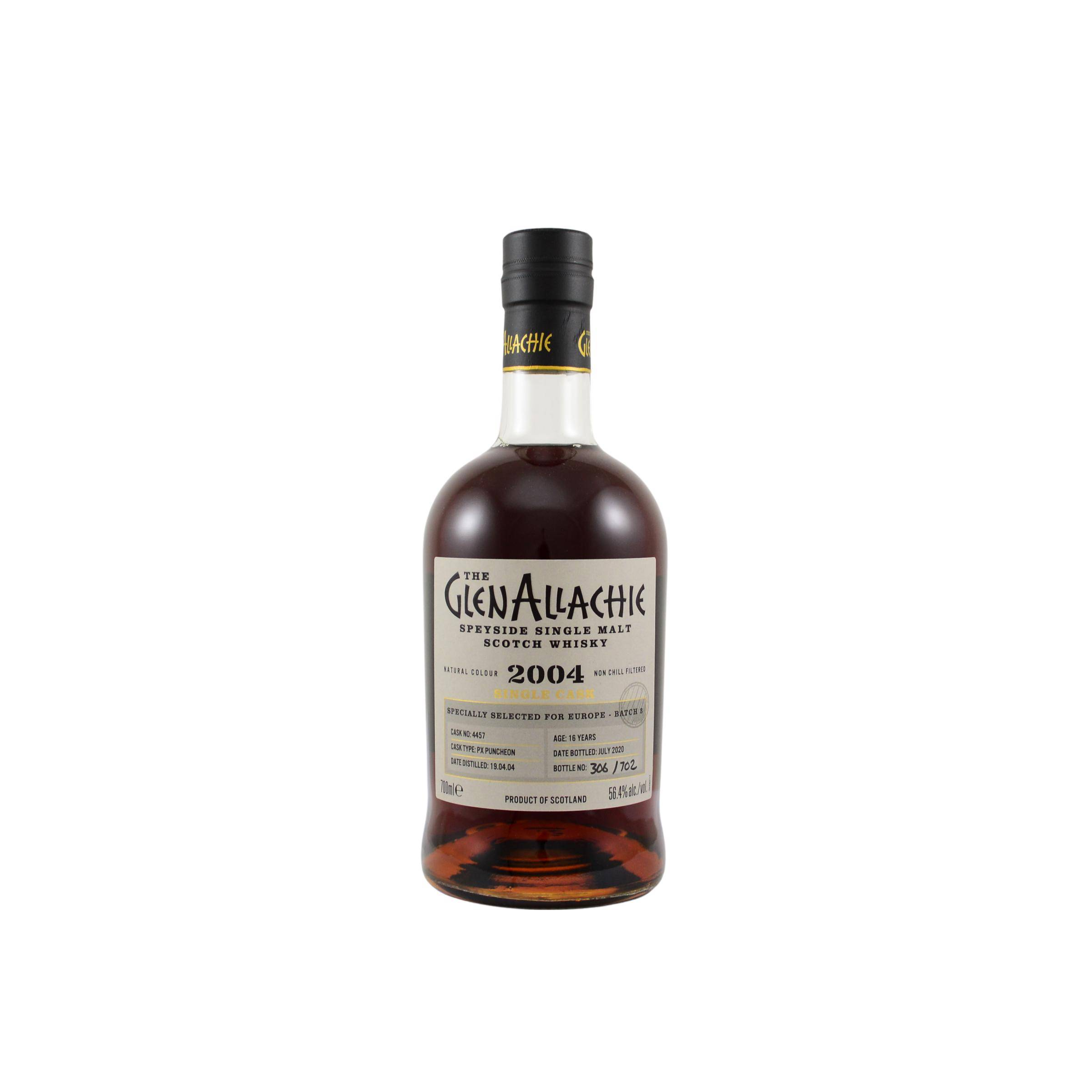The GlenAllachie Single Cask 2004 16 Years Single Malt Whisky