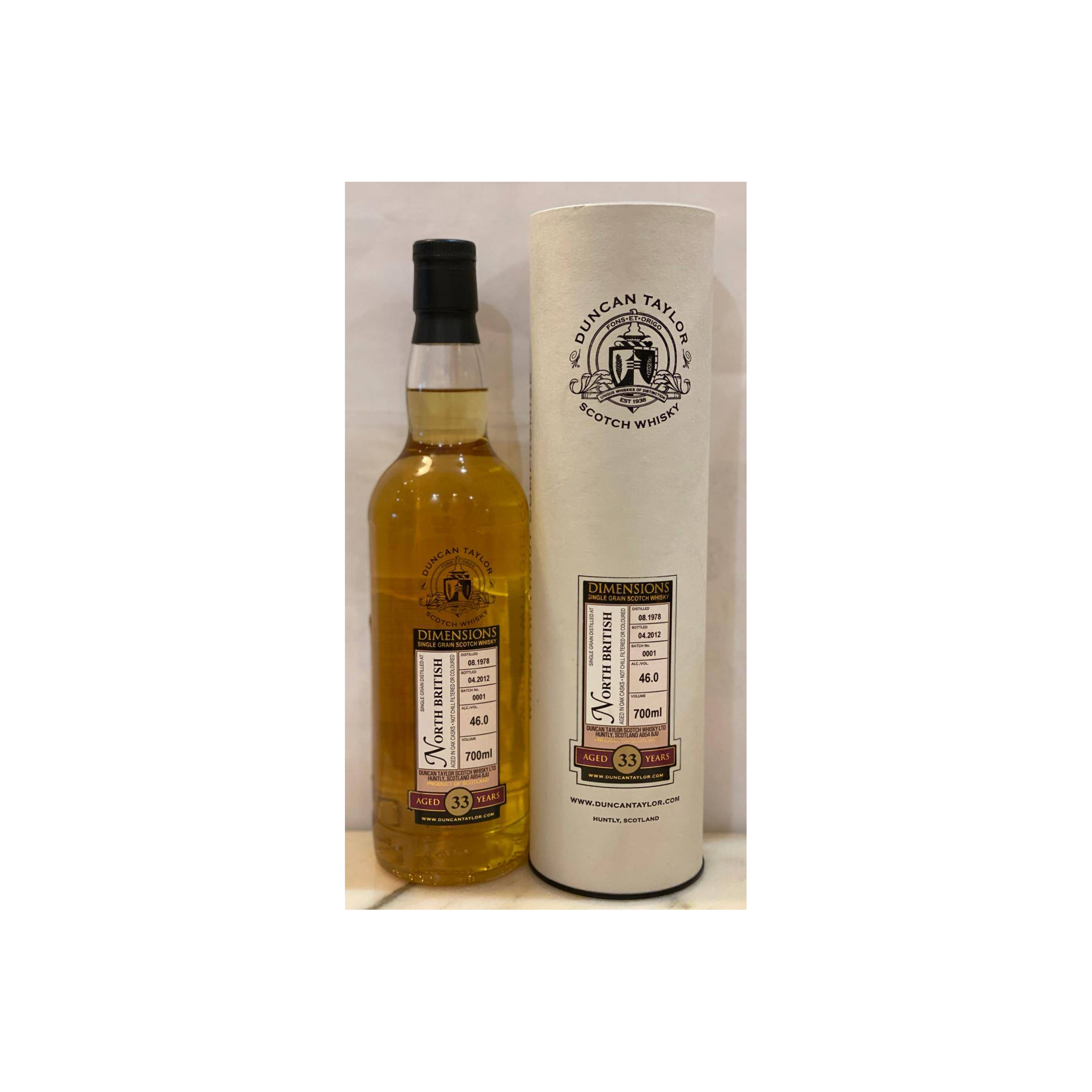 North British Dimensions 1978 33 Years Single Grain Whisky 2