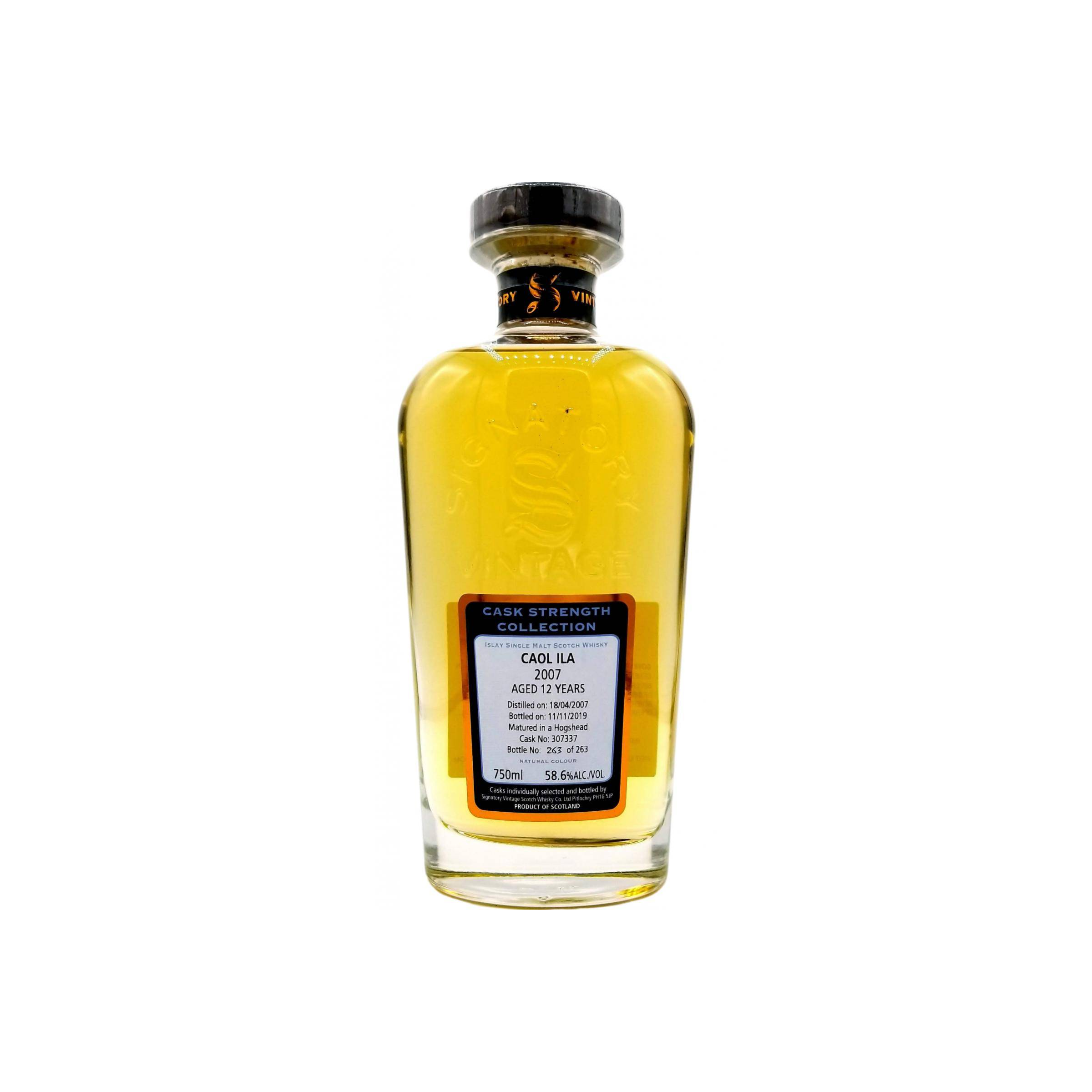 Caol Ila Cask Strength Collection 2007 12 Years Single Malt Whisky