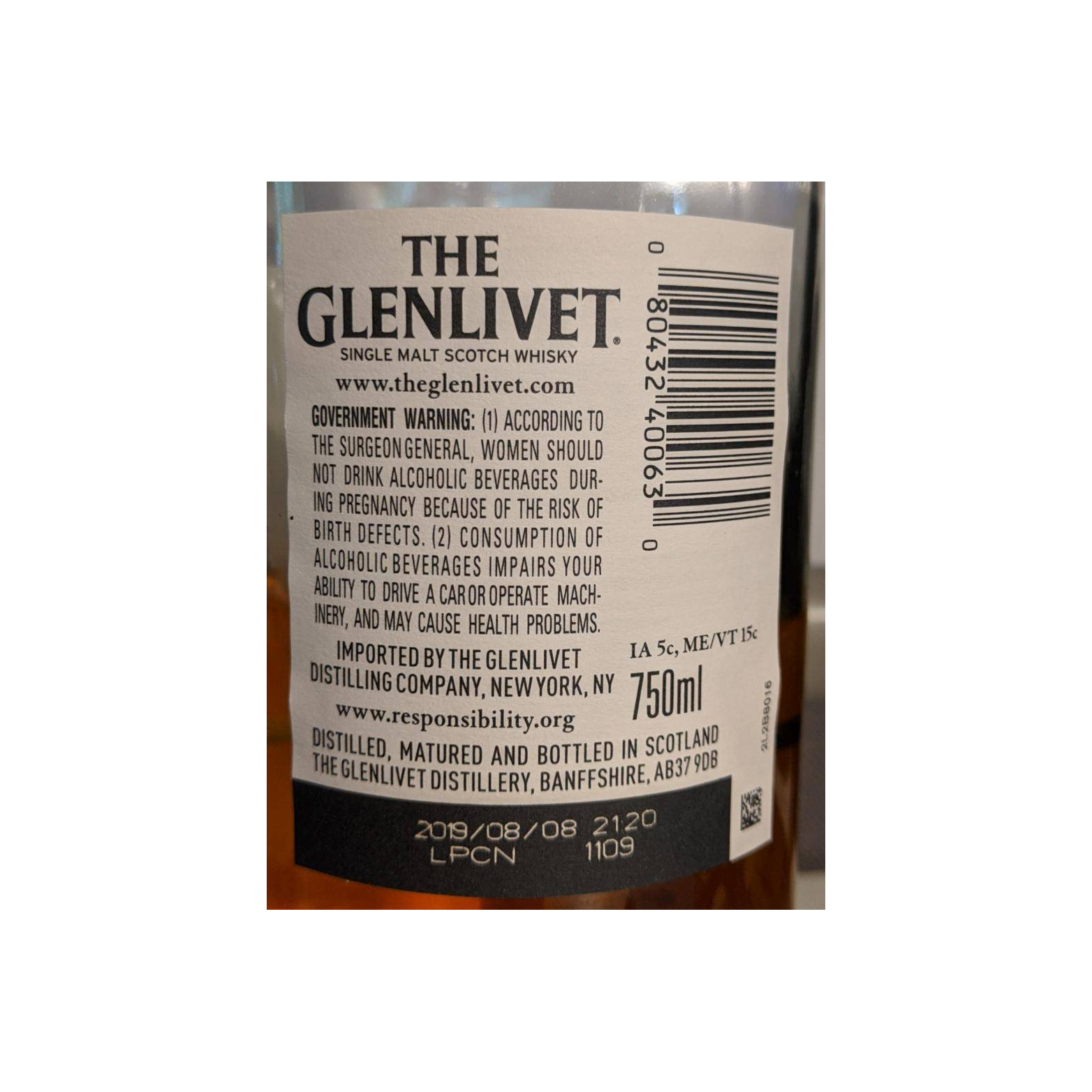 The Glenlivet 12 Years Single Malt Whisky 3