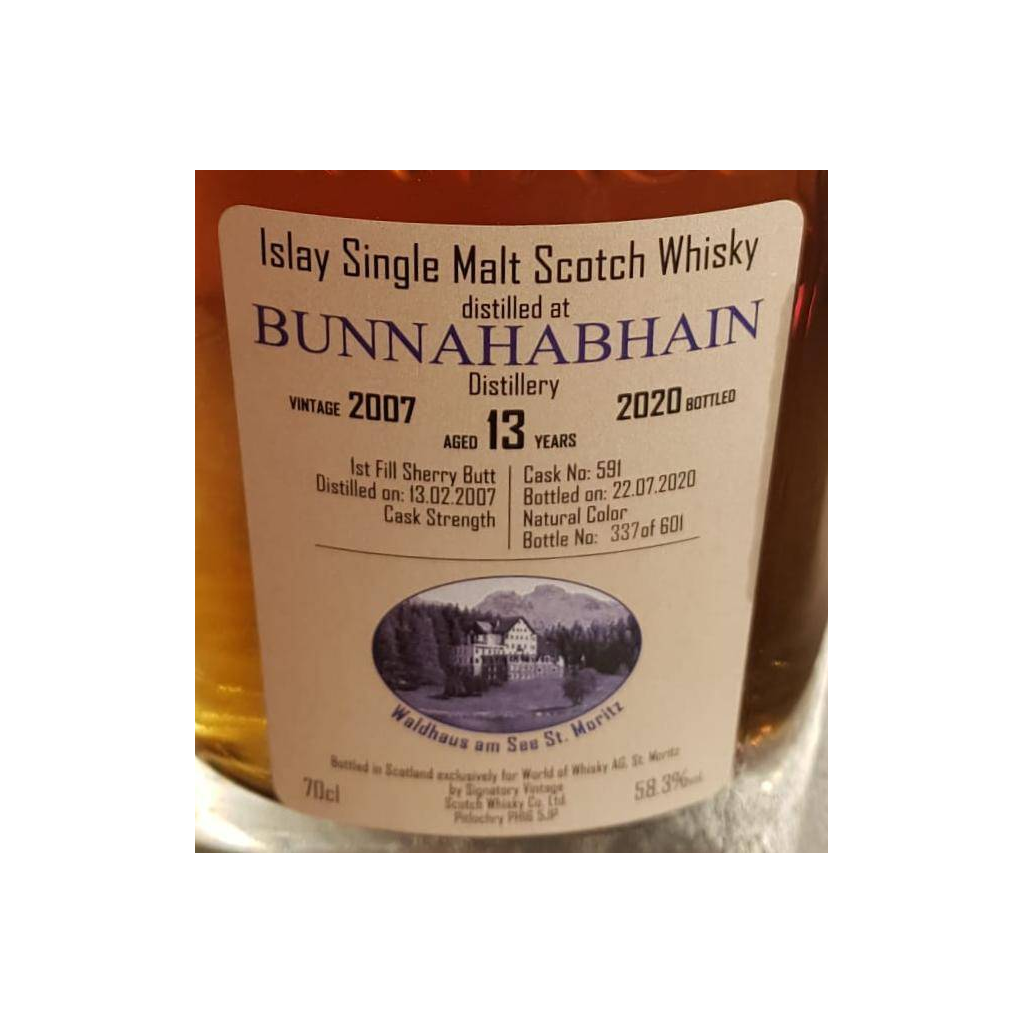 Bunnahabhain Cask Strength Collection 2007 13 Years Single Malt Whisky 2