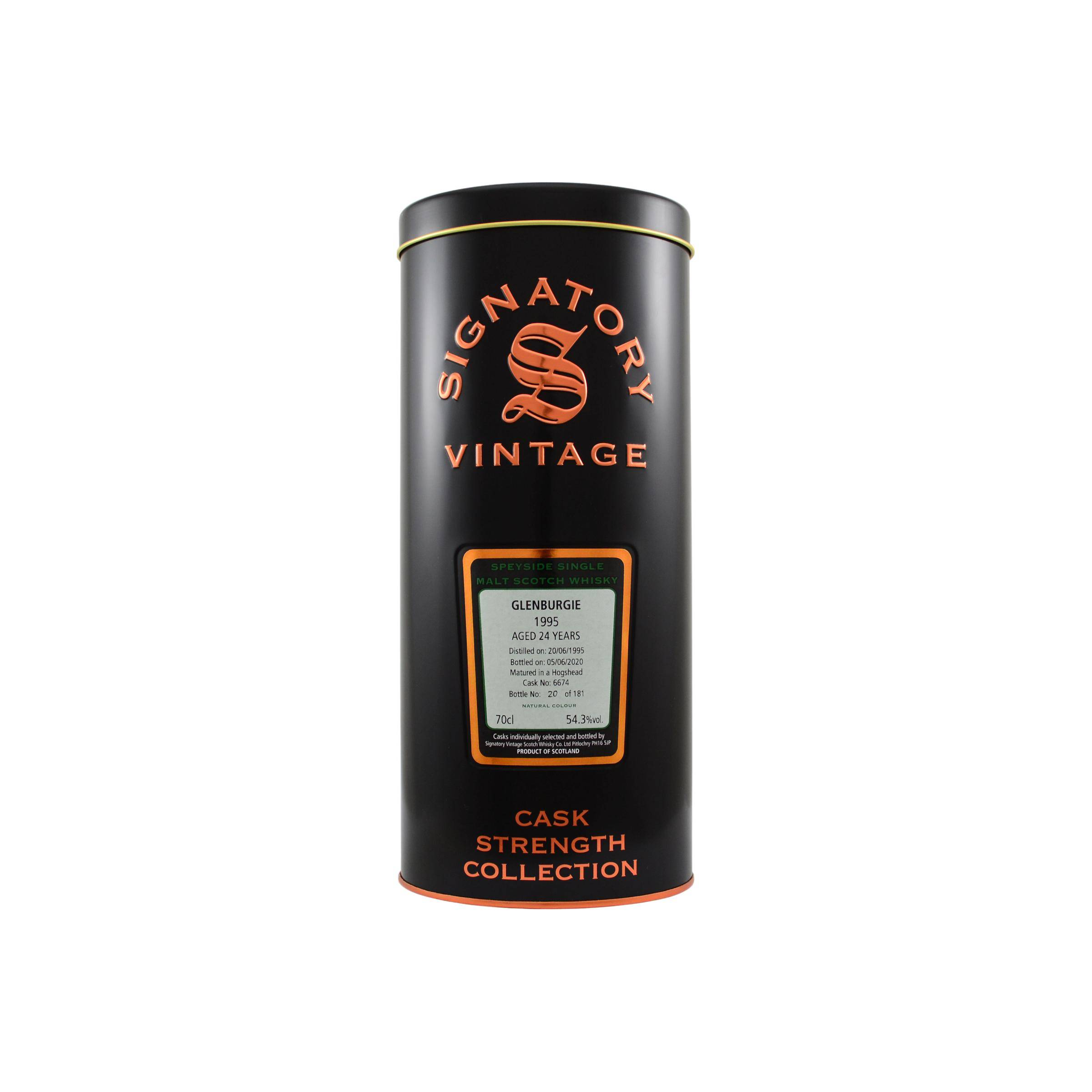 Glenburgie Cask Strength Collection 1995 24 Years Single Malt Whisky 2