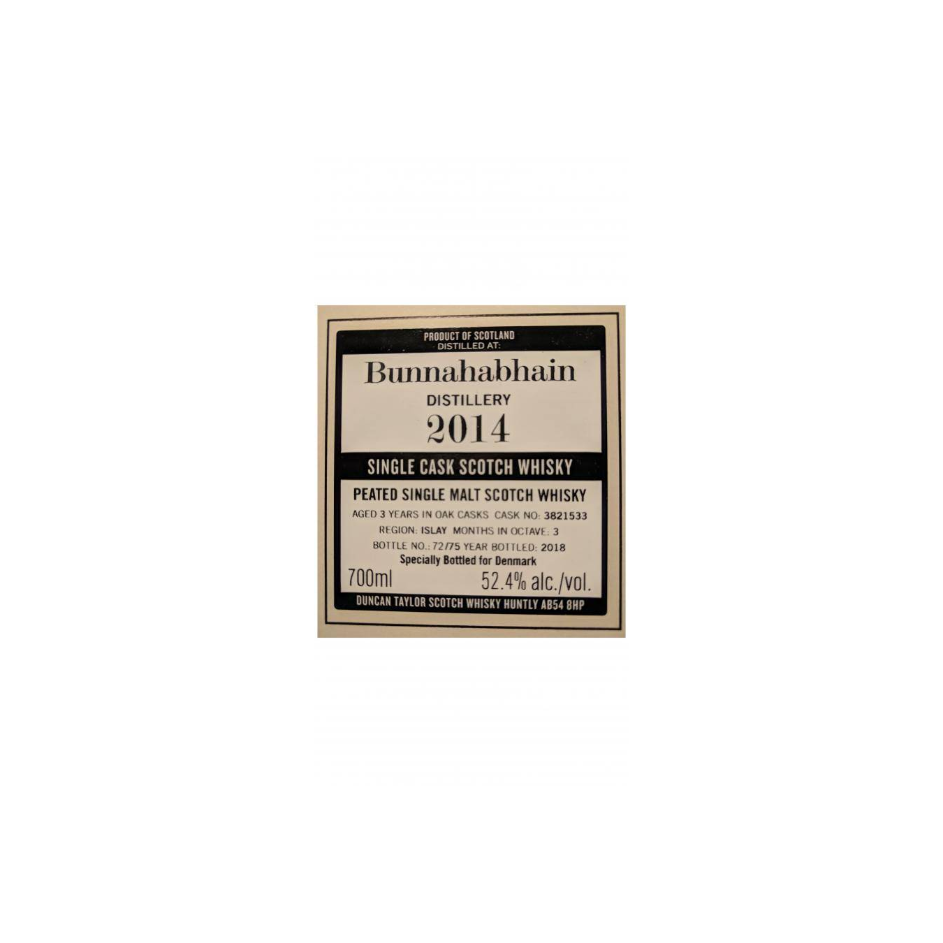 Bunnahabhain The Octave 2014 3 Years Single Malt Whisky 2
