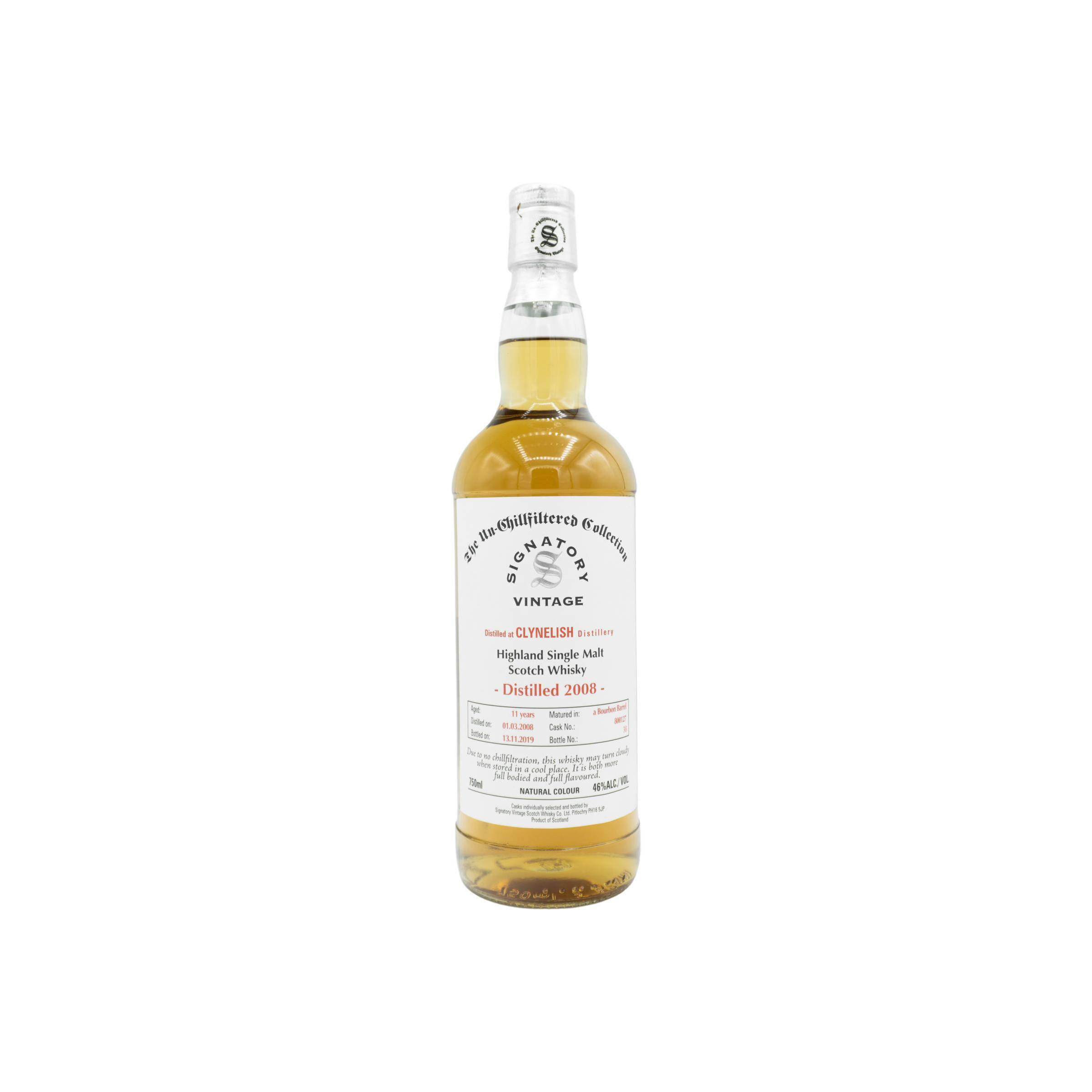 Clynelish The Un-Chillfiltered Collection 2008 11 Years Single Malt Whisky
