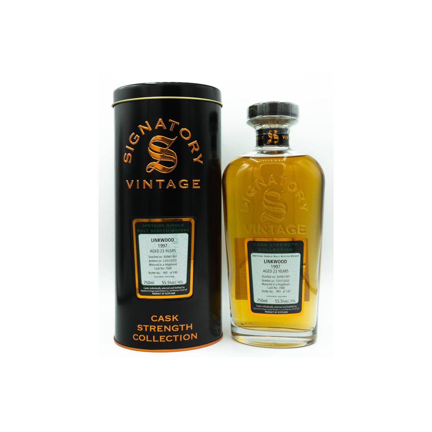 Linkwood Cask Strength Collection 1997 23 Years Single Malt Whisky 2