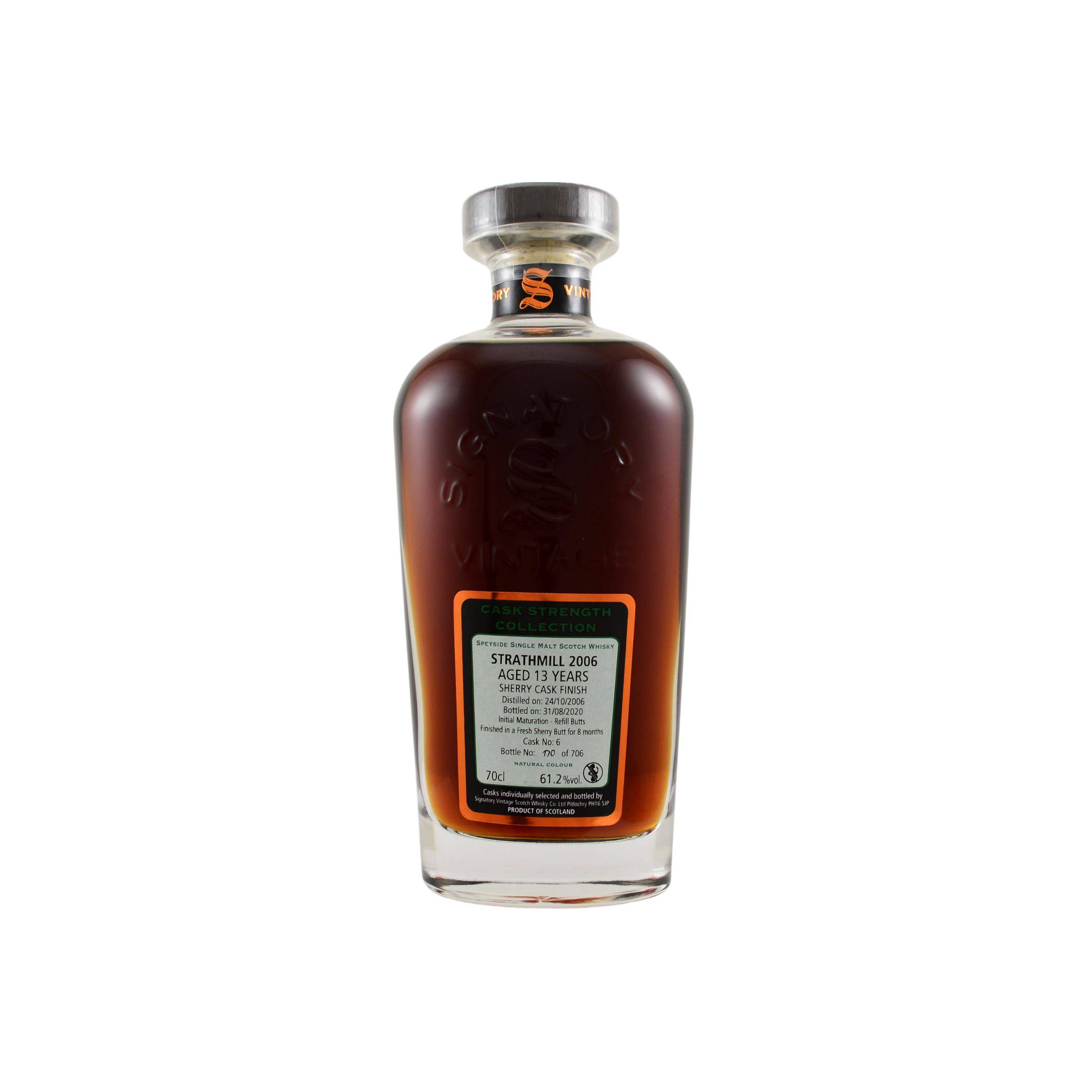 Strathmill Cask Strength Collection 2006 13 Years Single Malt Whisky