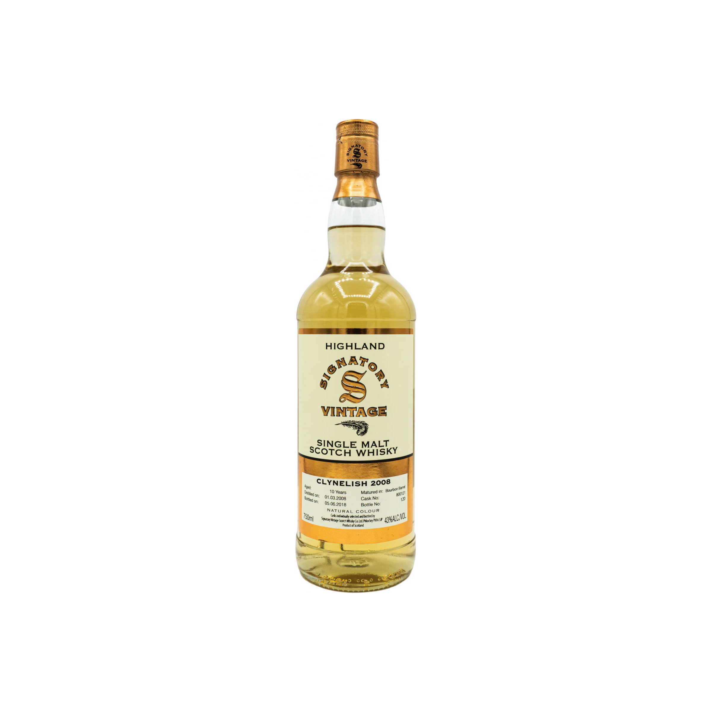 Clynelish Vintage Collection 2008 10 Years Single Malt Whisky