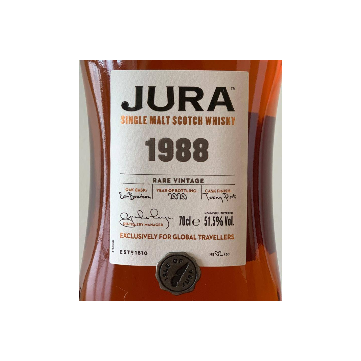 Jura 1988 31 Years Single Malt Whisky 2