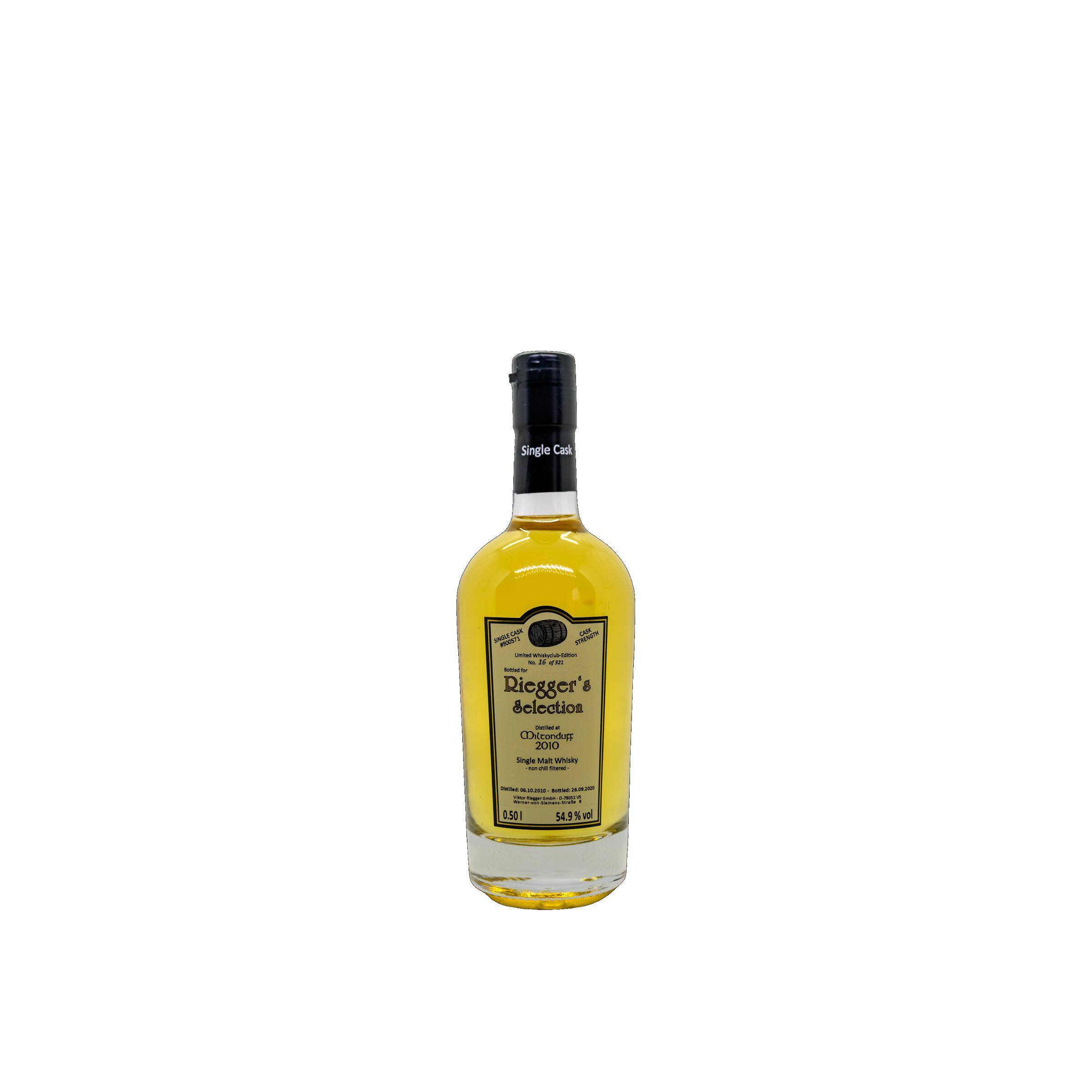 Miltonduff Cask Strength Collection 2010 9 Years Single Malt Whisky