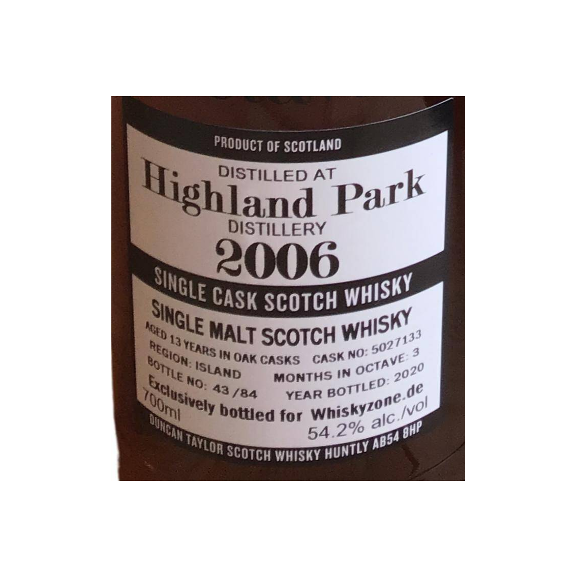 Highland Park The Octave 2006 13 Years Single Malt Whisky