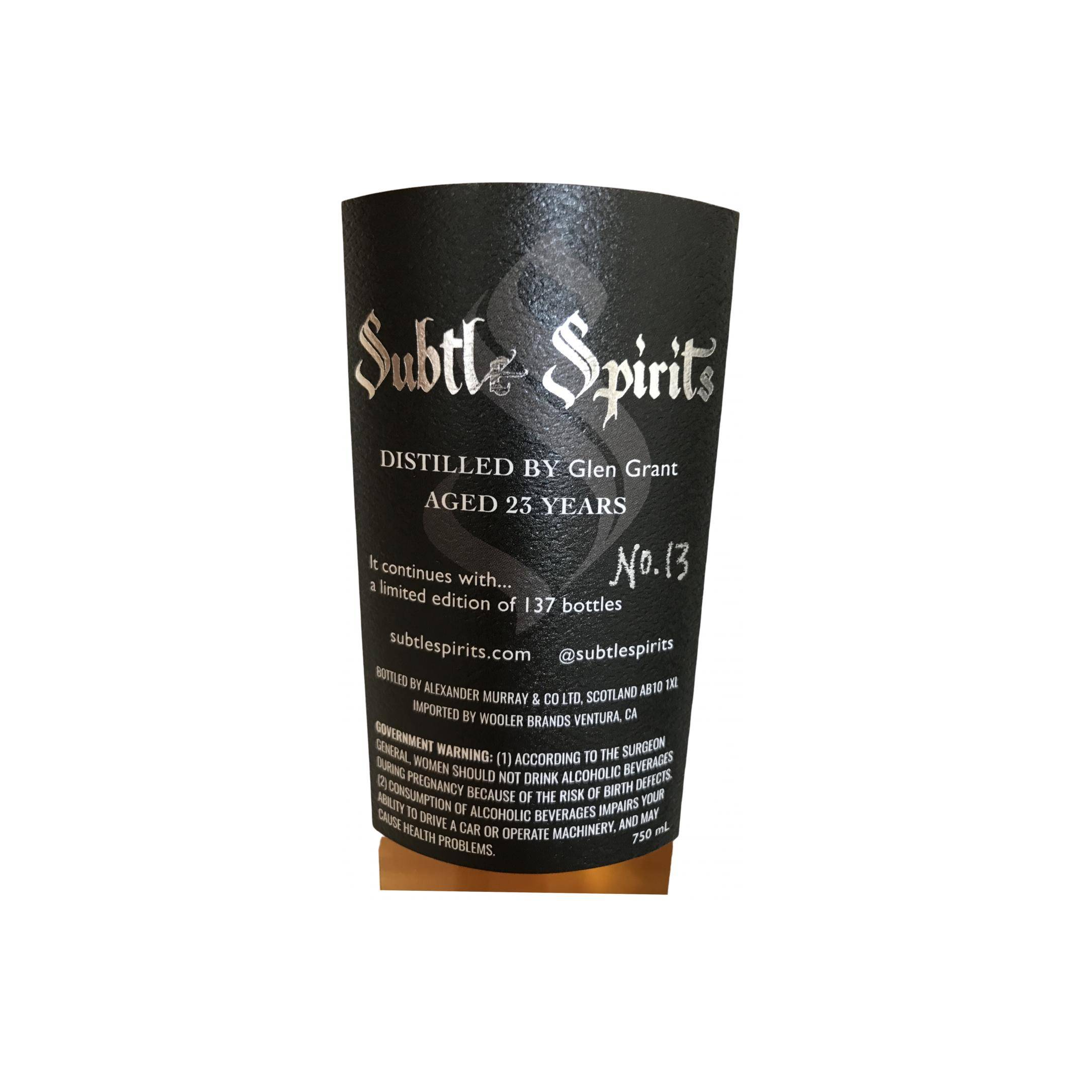Glen Grant 23 Years Single Malt Whisky 3
