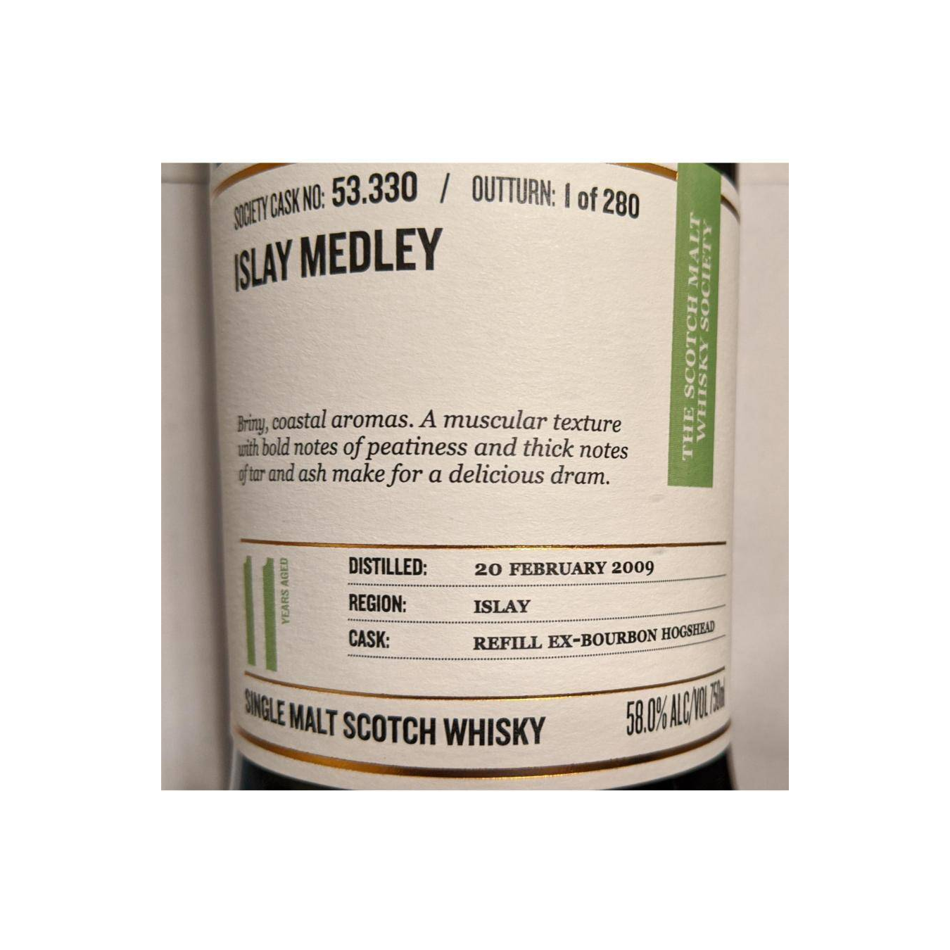 The Scotch Malt Whisky Society 2009 11 Years Single Malt Whisky 2