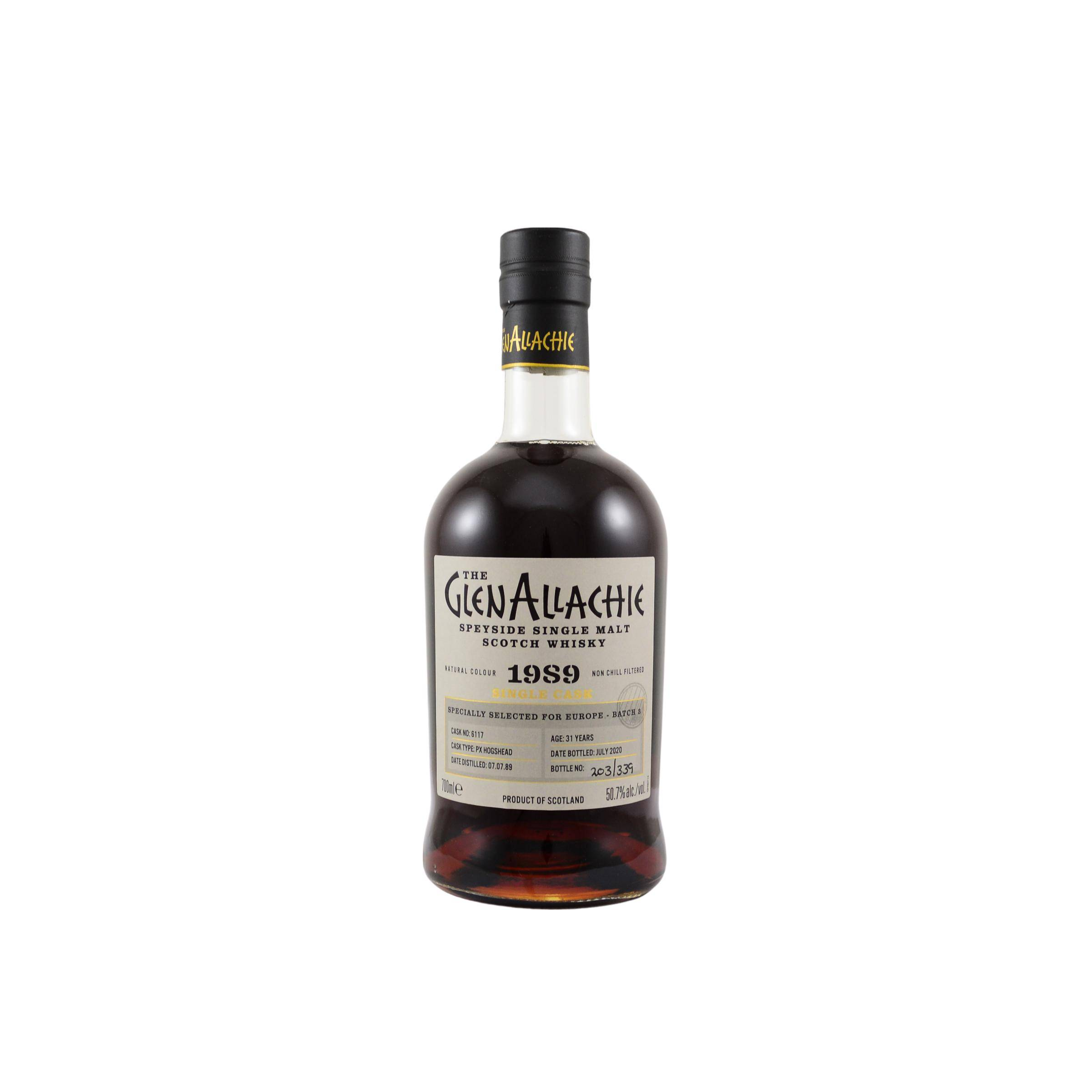 The GlenAllachie Single Cask 1989 31 Years Single Malt Whisky