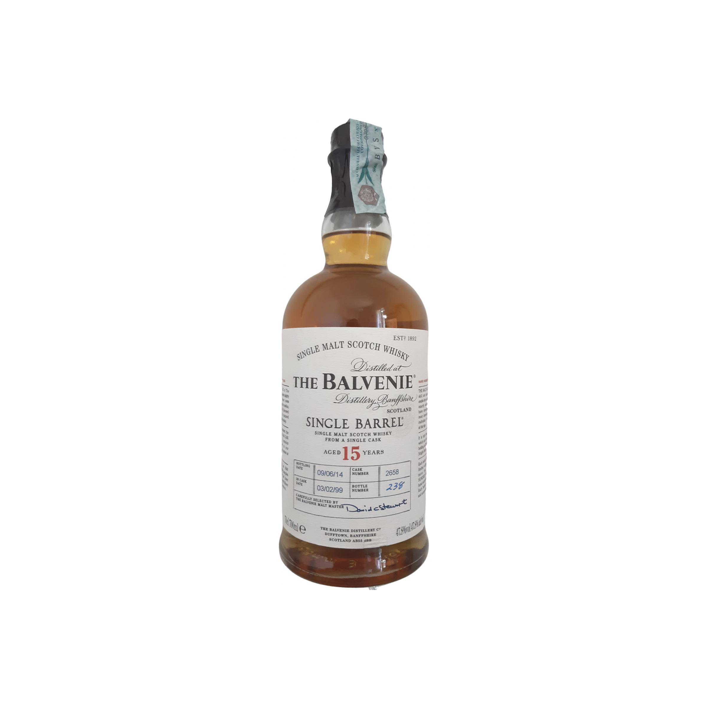 The Balvenie Single Cask 1999 15 Years Single Malt Whisky