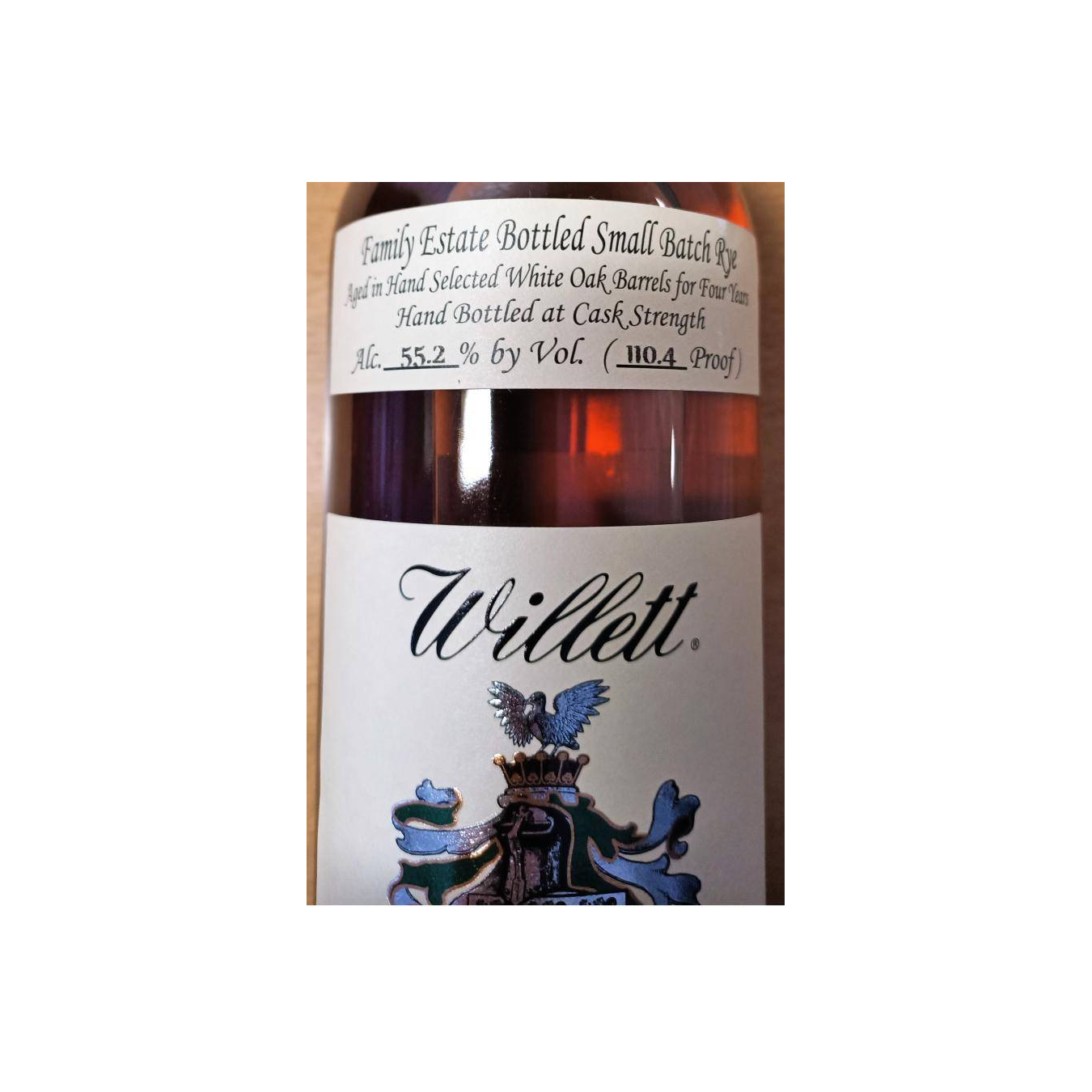 Willett 4 Years Rye Whisky 3