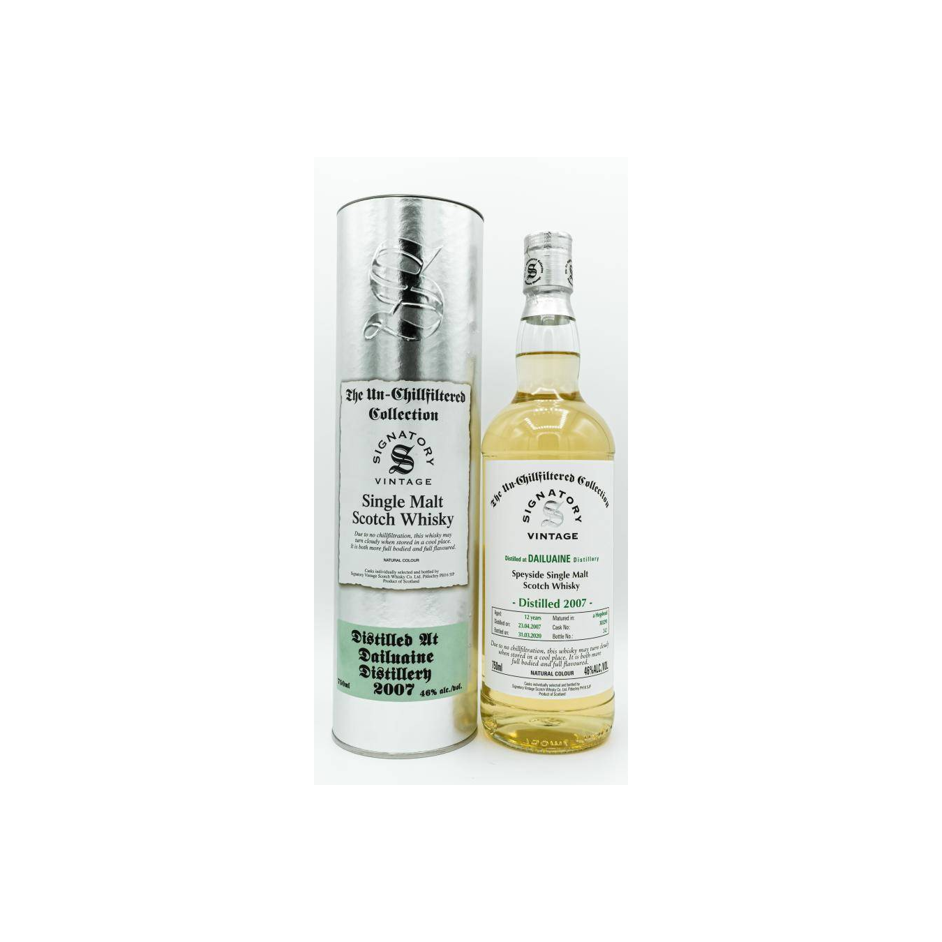 Dailuaine The Un-Chillfiltered Collection 2007 12 Years Single Malt Whisky 2