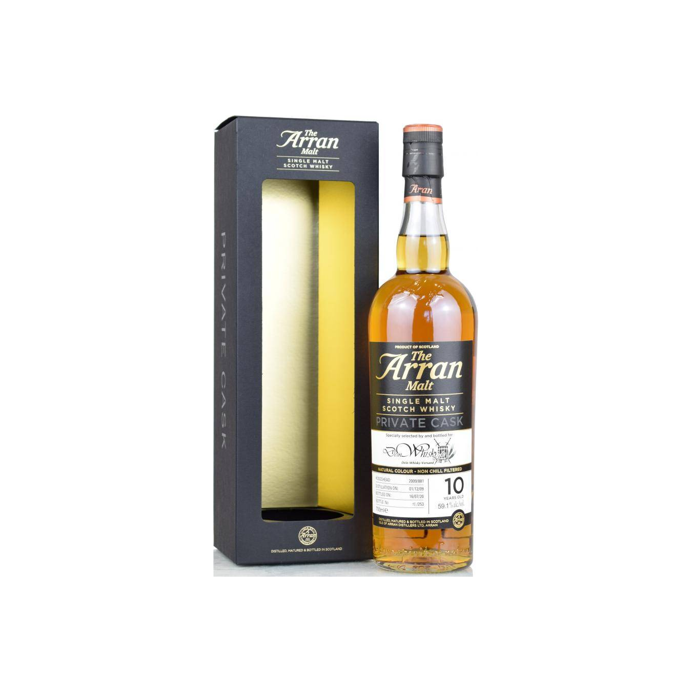 Arran Private Cask 2009 10 Years Single Malt Whisky