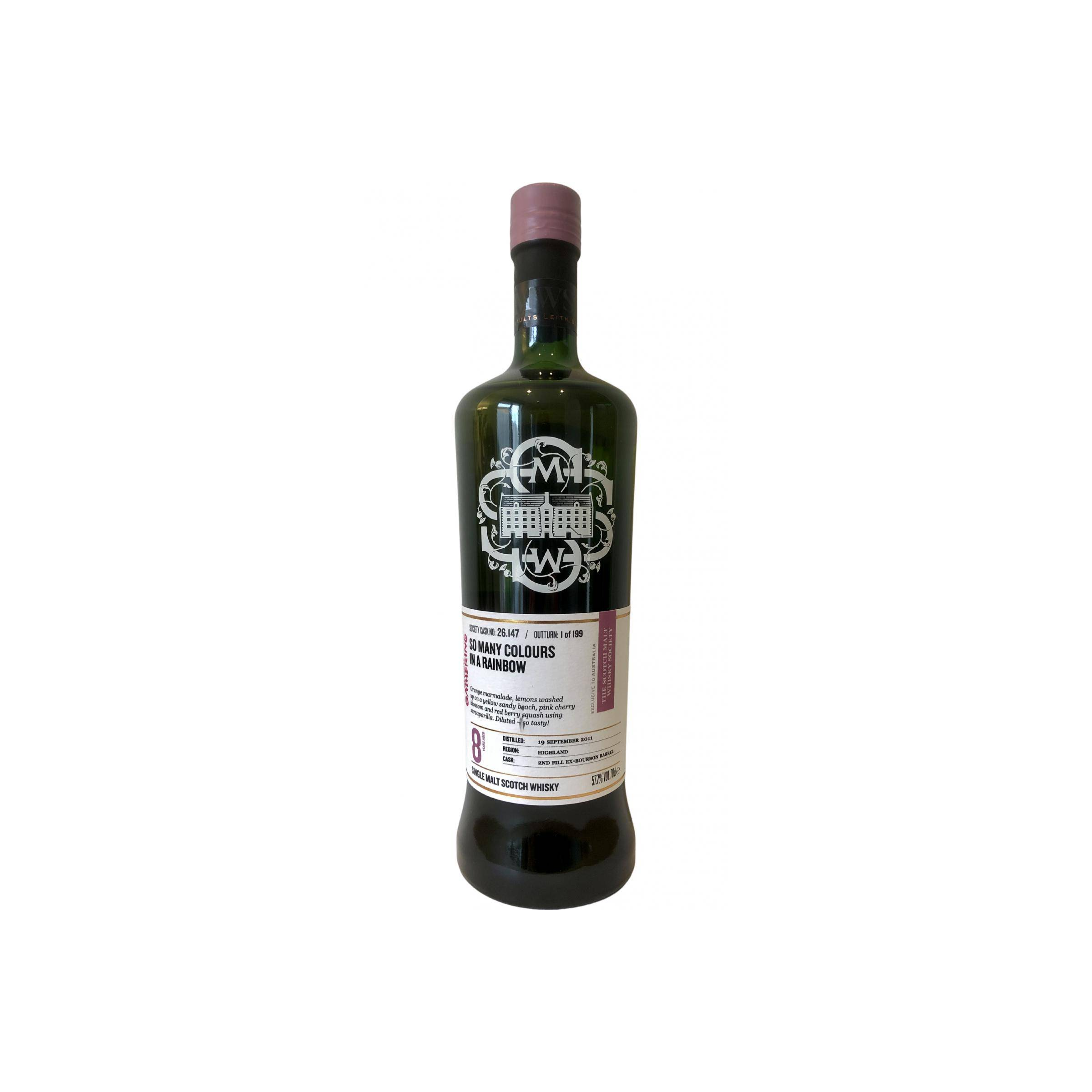 The Scotch Malt Whisky Society 2011 8 Years Single Malt Whisky