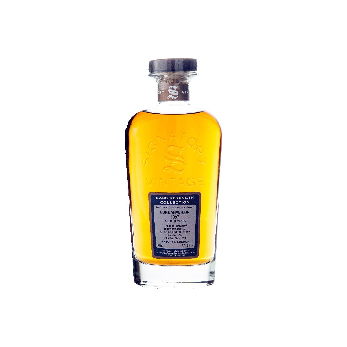 Bunnahabhain Cask Strength Collection 1997 9 Years Single Malt Whisky