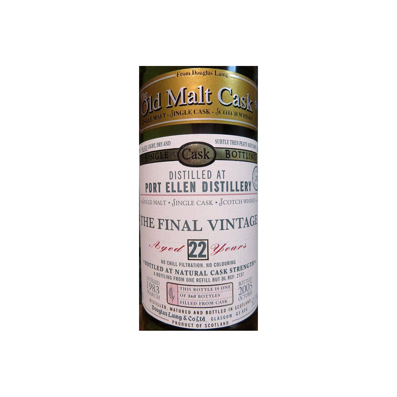 Port Ellen 1983 22 Years Single Malt Whisky 2