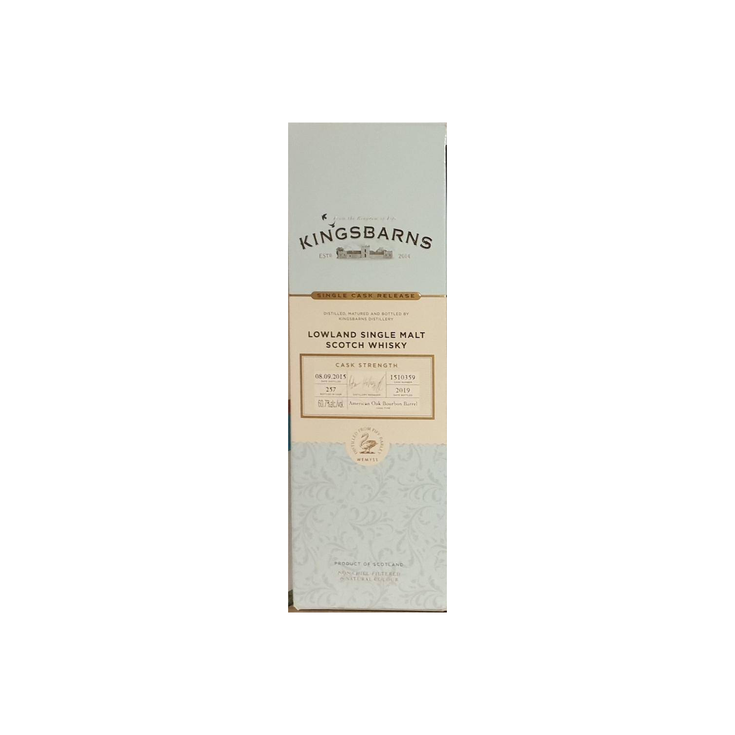 Kingsbarns 2015 3 Years Single Malt Whisky 2