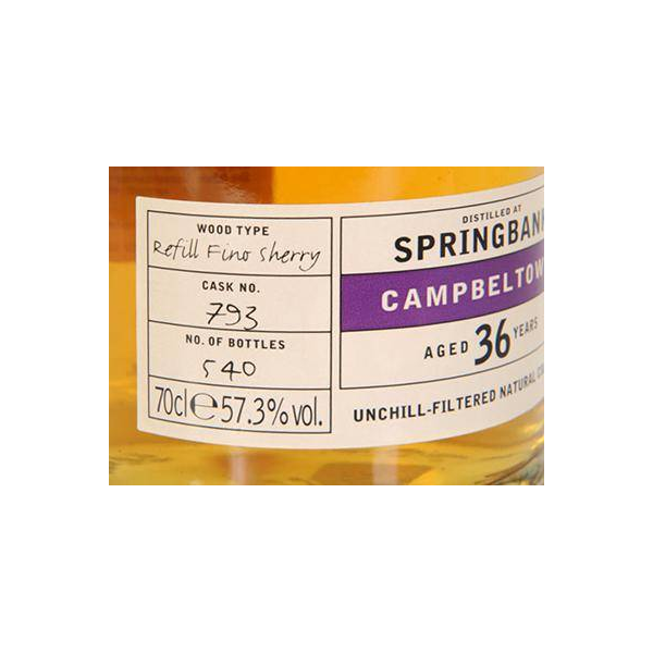 Springbank 1969 36 Years Single Malt Whisky 2