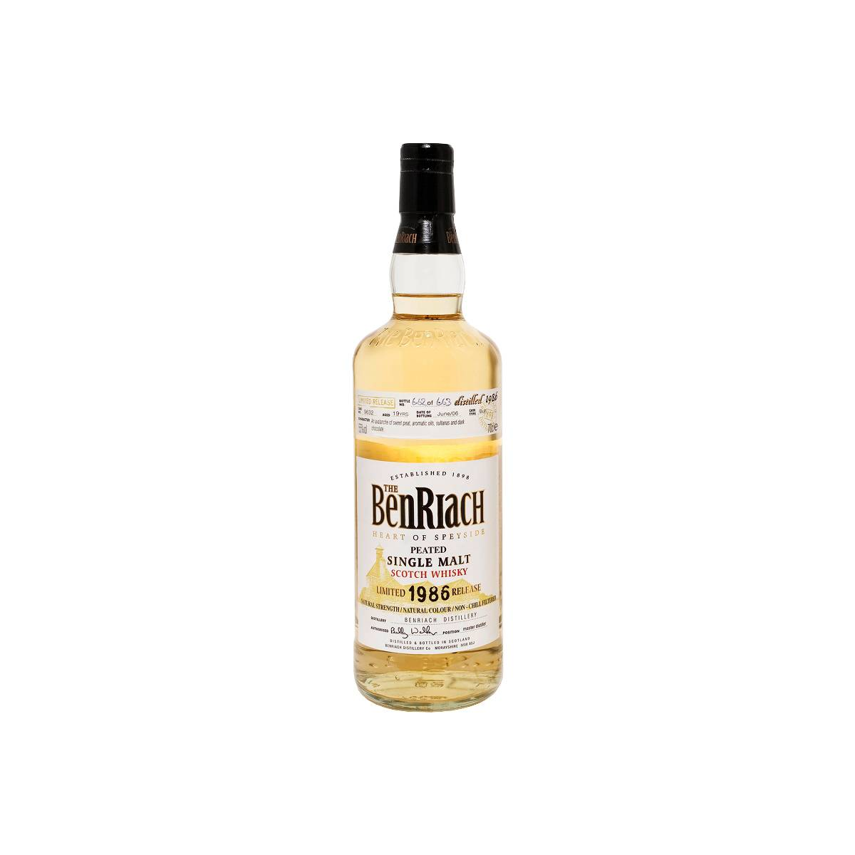 BenRiach 1986 19 Years Single Malt Whisky