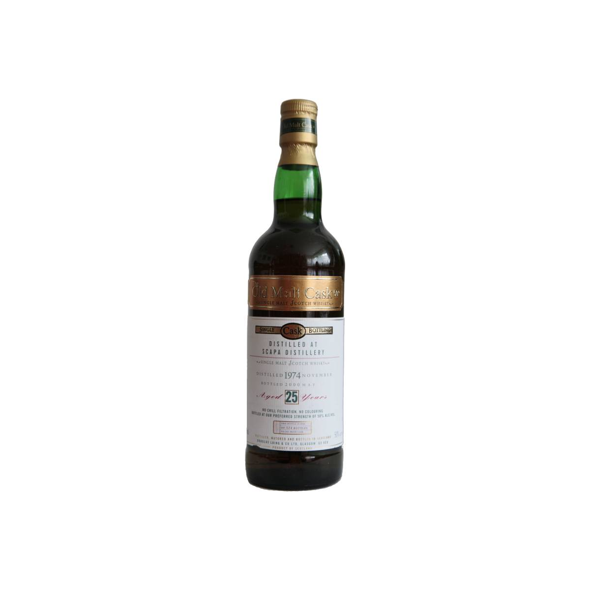 Scapa Old Malt Cask 1974 25 Years Single Malt Whisky