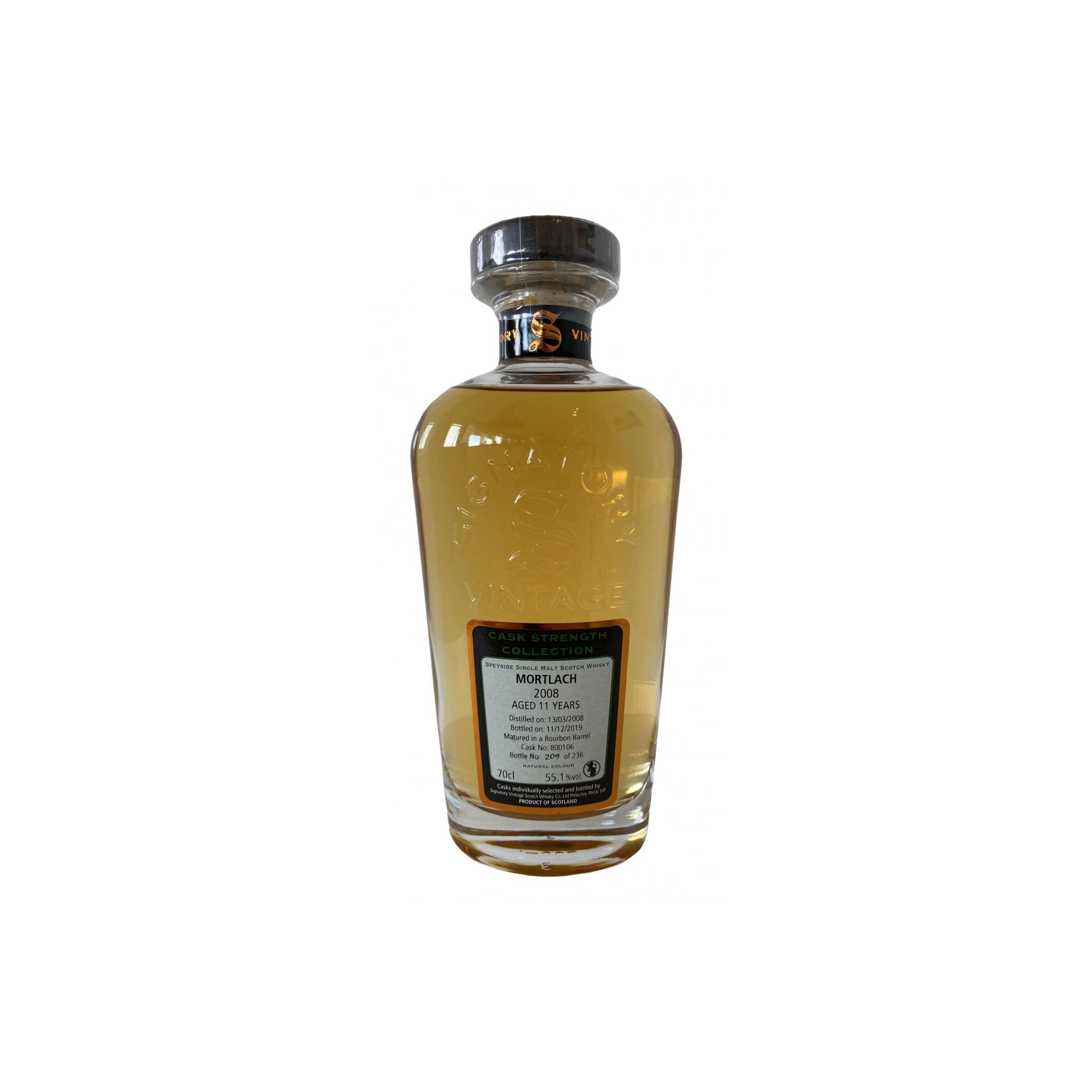 Mortlach Cask Strength Collection 2008 11 Years Single Malt Whisky