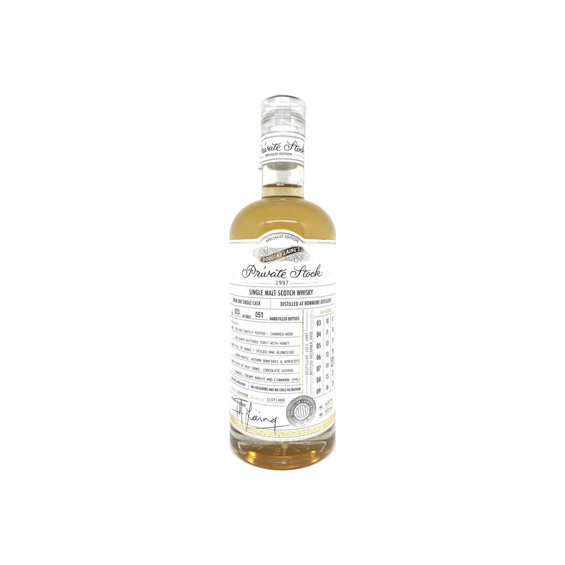 Bowmore 1997 21 Years Single Malt Whisky
