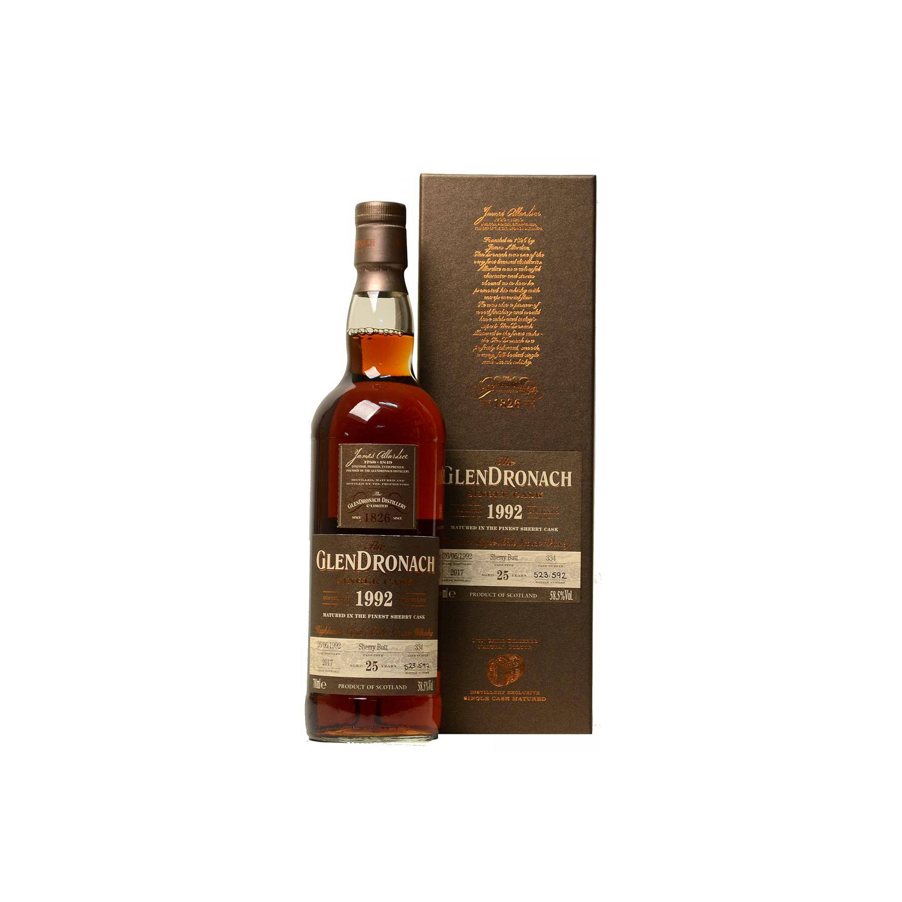 GlenDronach 1992 25 Years Single Malt Whisky 3