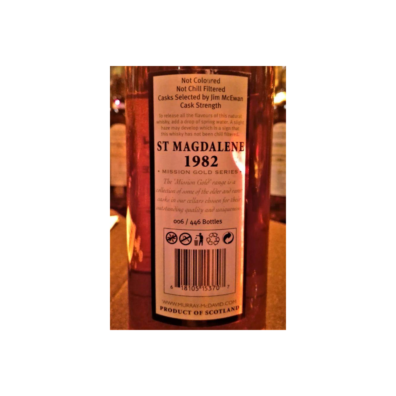 St. Magdalene 1982 24 Years Single Malt Whisky 3