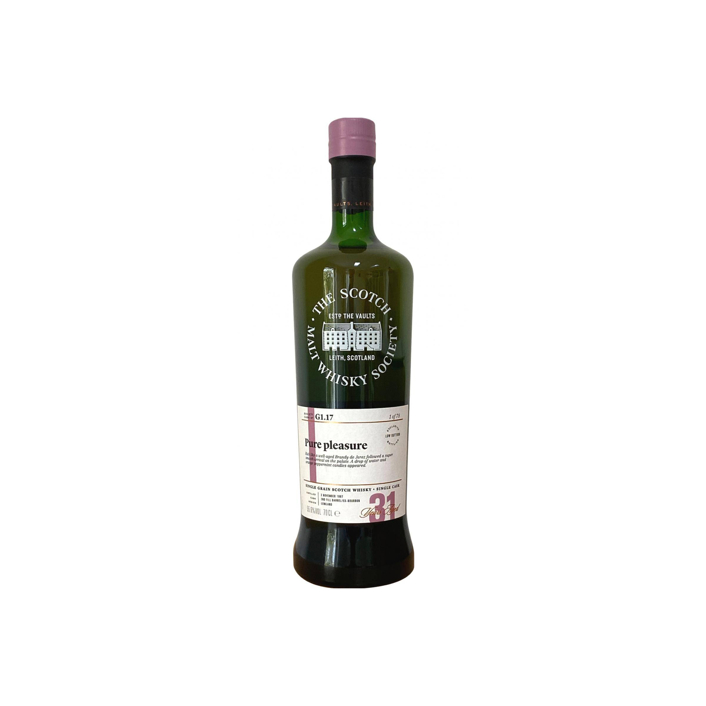 The Scotch Malt Whisky Society 1987 31 Years Single Grain Whisky