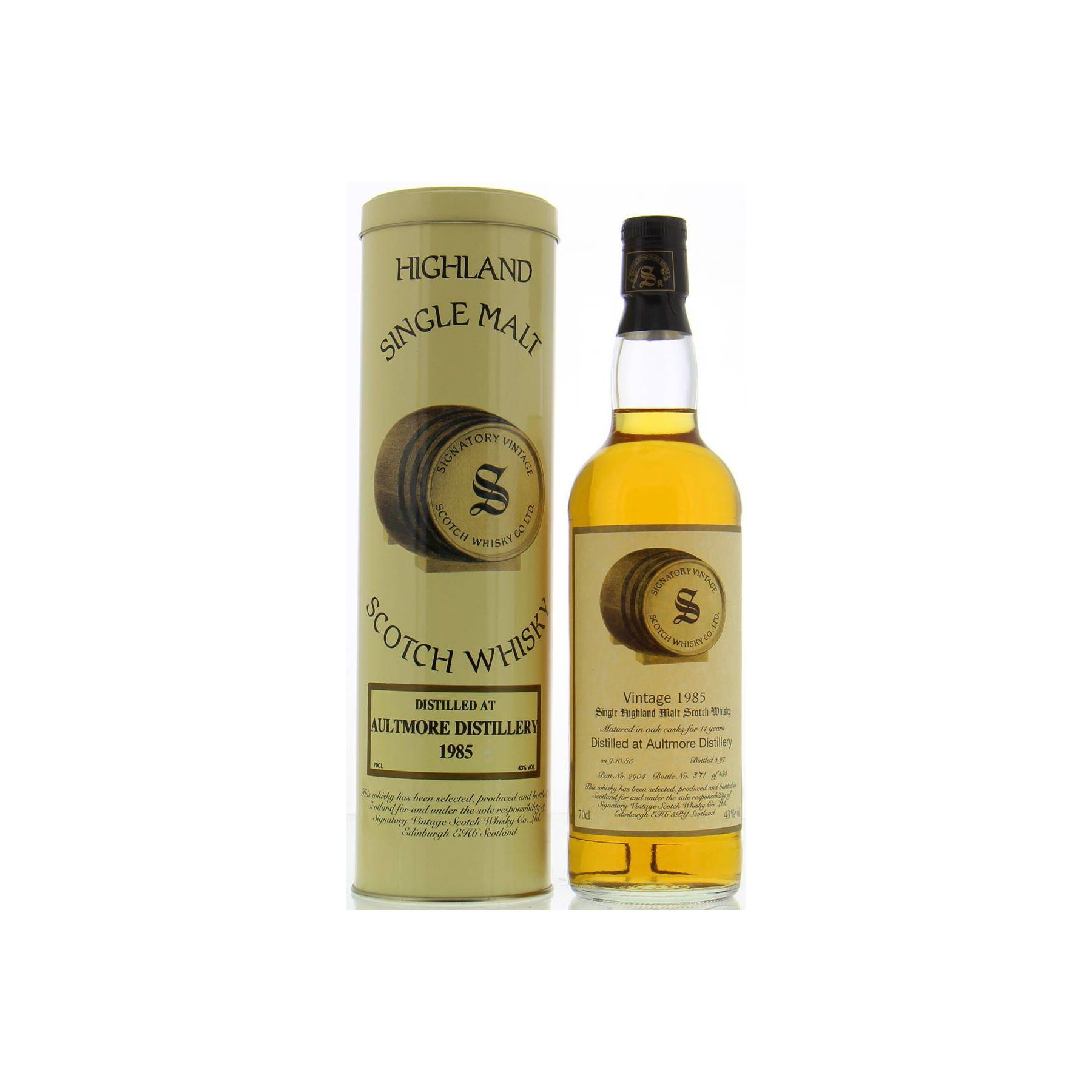 Aultmore Vintage Collection 1985 11 Years Single Malt Whisky 2
