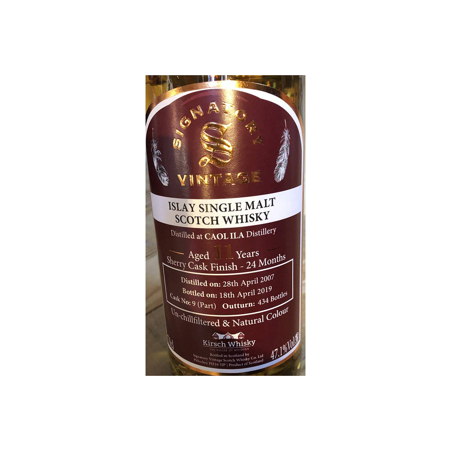 Caol Ila 2007 11 Years Single Malt Whisky 3