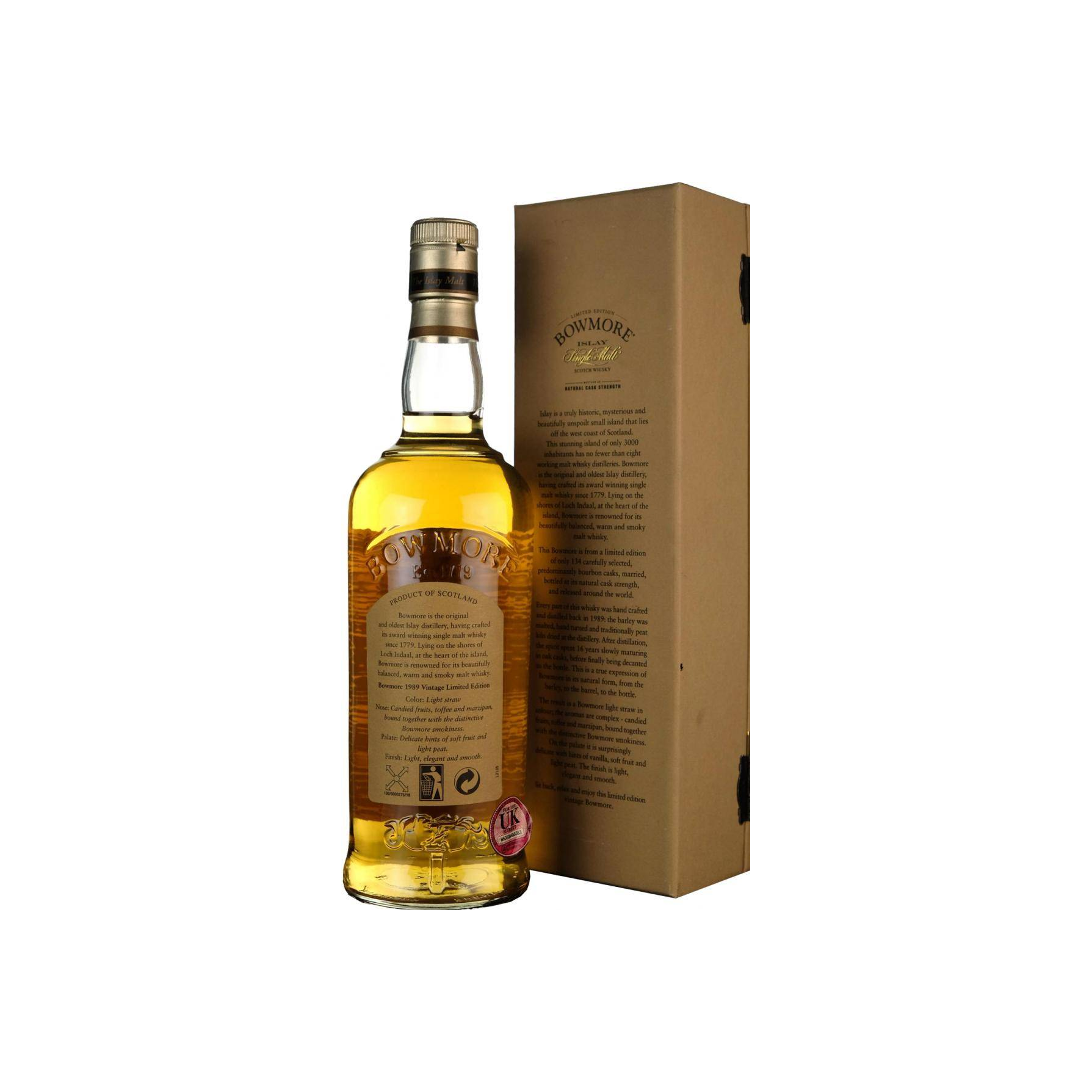 Bowmore 1989 16 Years Single Malt Whisky 3