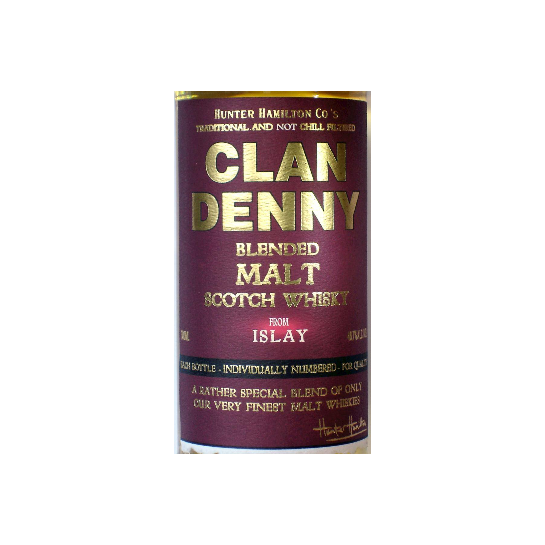 Clan Denny Blended Malt Scotch Whisky from Islay HH 2
