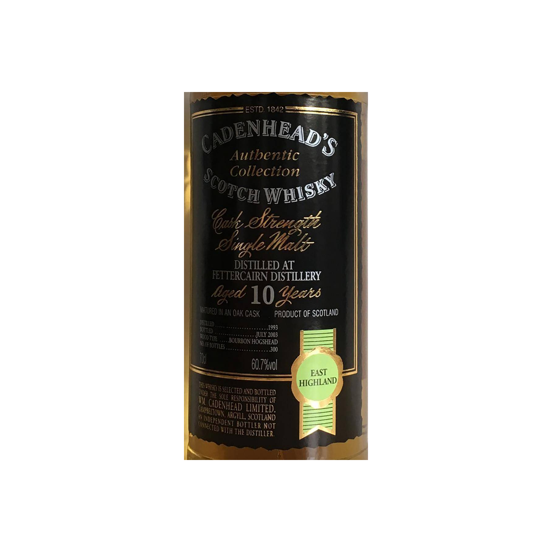 Fettercairn Authentic Collection 1993 10 Years Single Malt Whisky