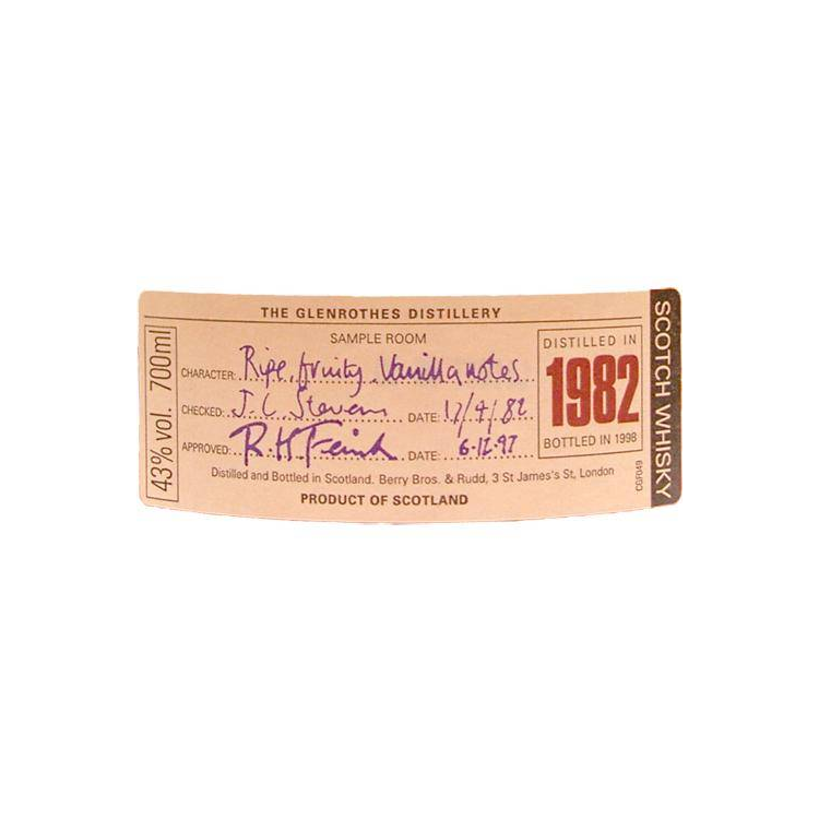 The Glenrothes 1982 16 Years Single Malt Whisky 2