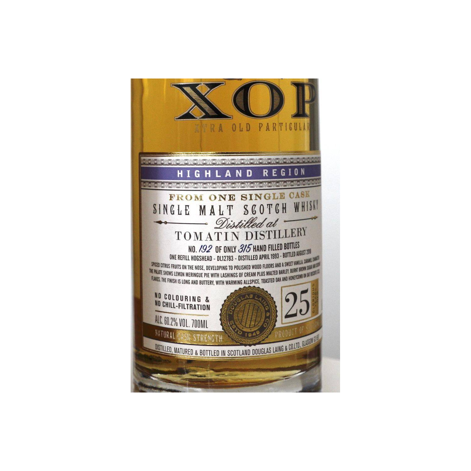 Tomatin 1993 25 Years Single Malt Whisky 2