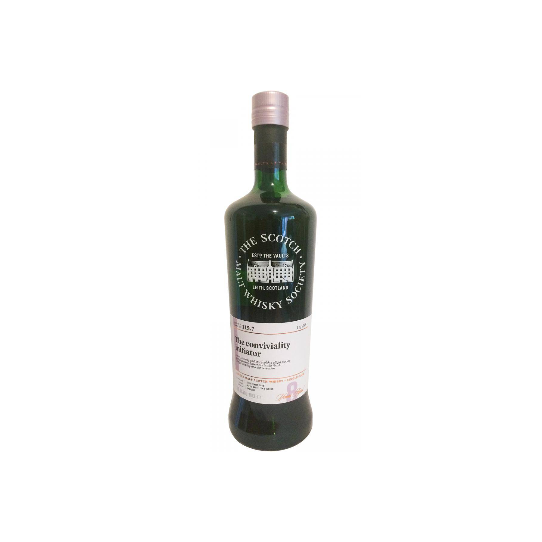 The Scotch Malt Whisky Society 2009 8 Years Single Malt Whisky