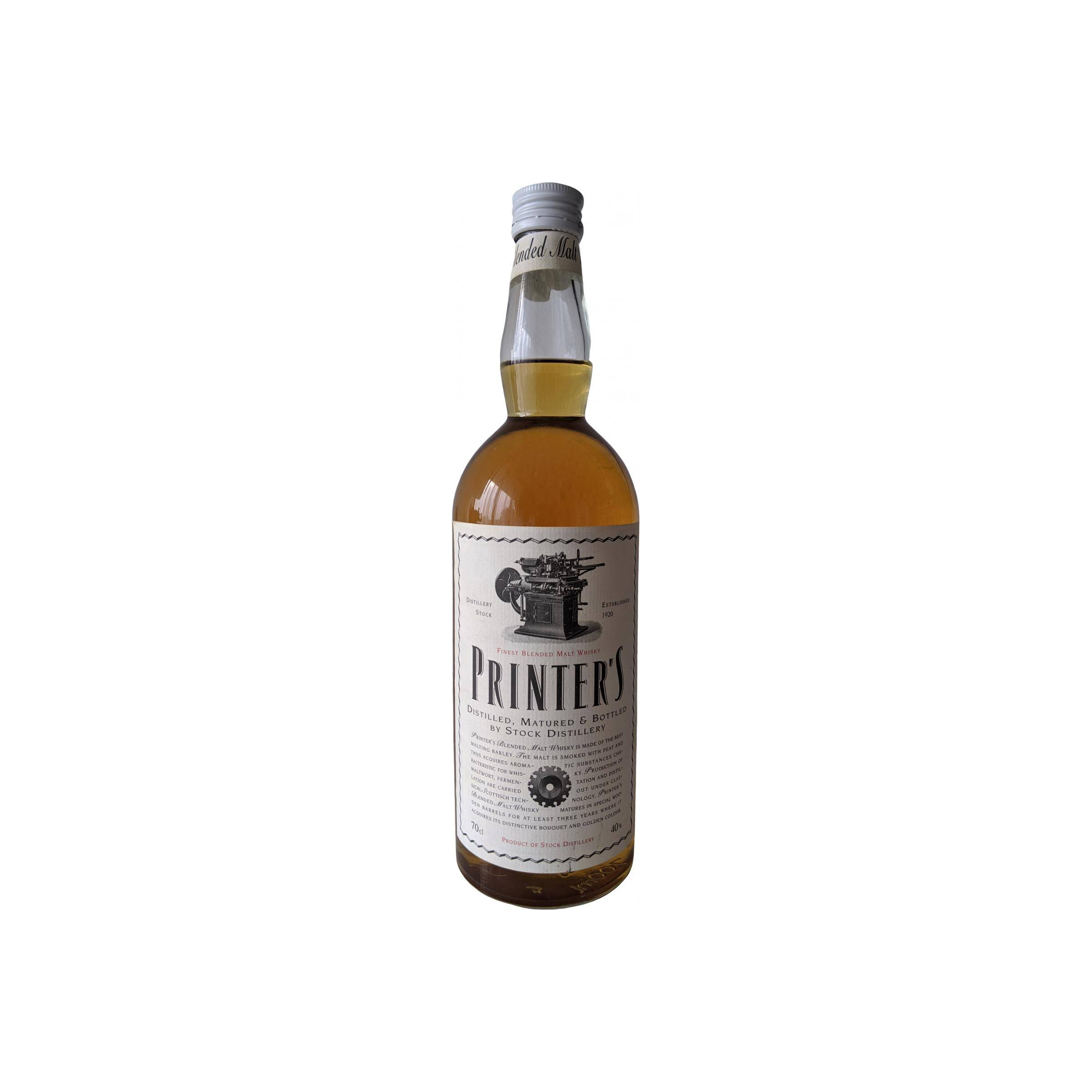 Printer's Finest Blended Malt Whisky