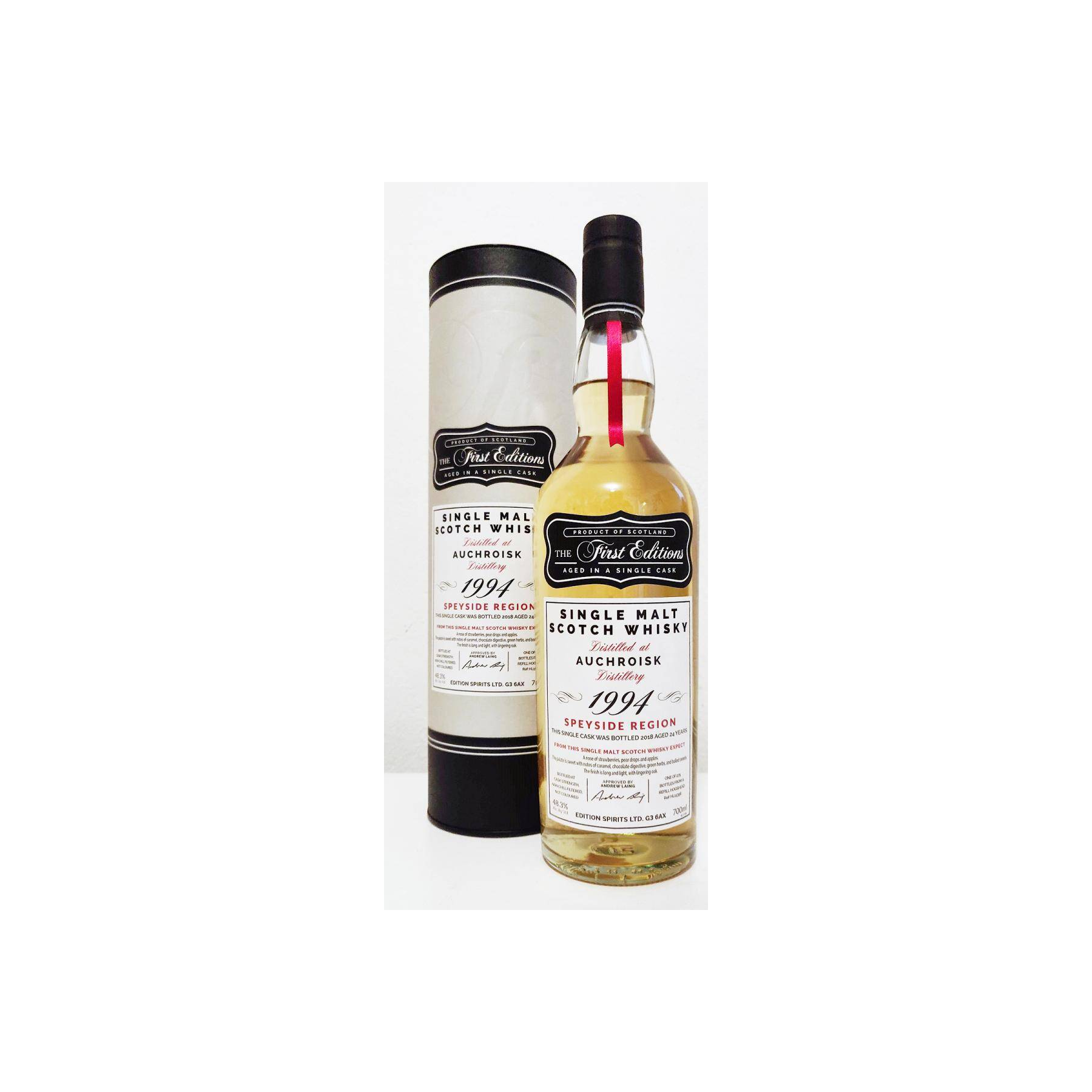Auchroisk The First Editions 1994 24 Years Single Malt Whisky 2