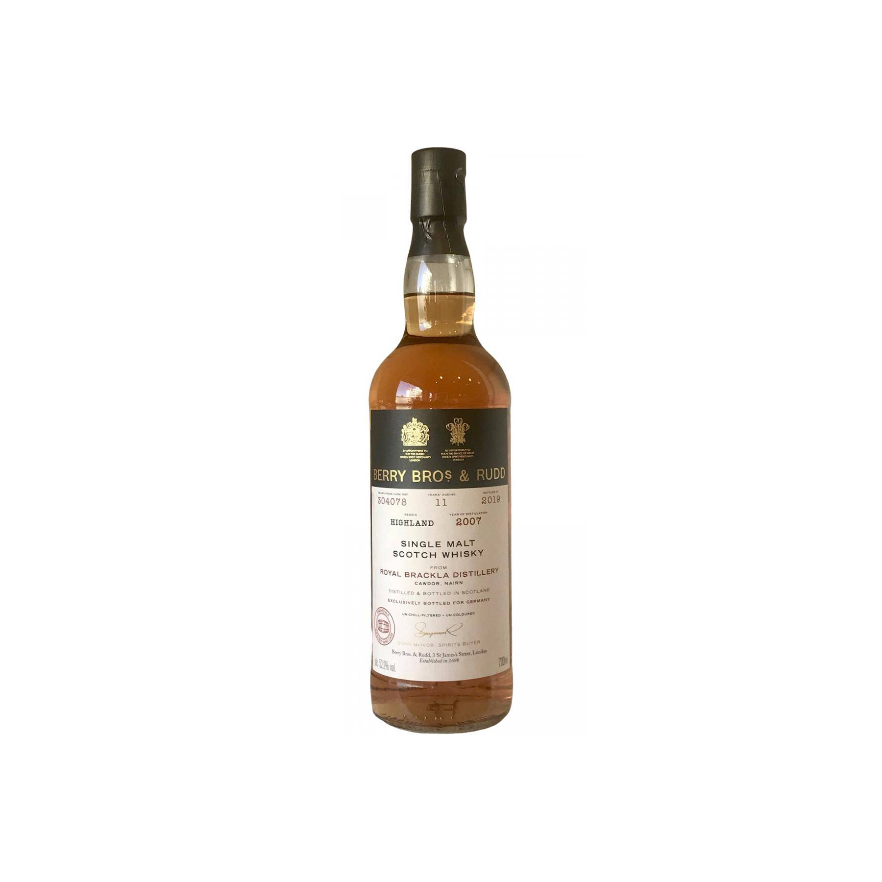 Royal Brackla 2007 11 Years Single Malt Whisky