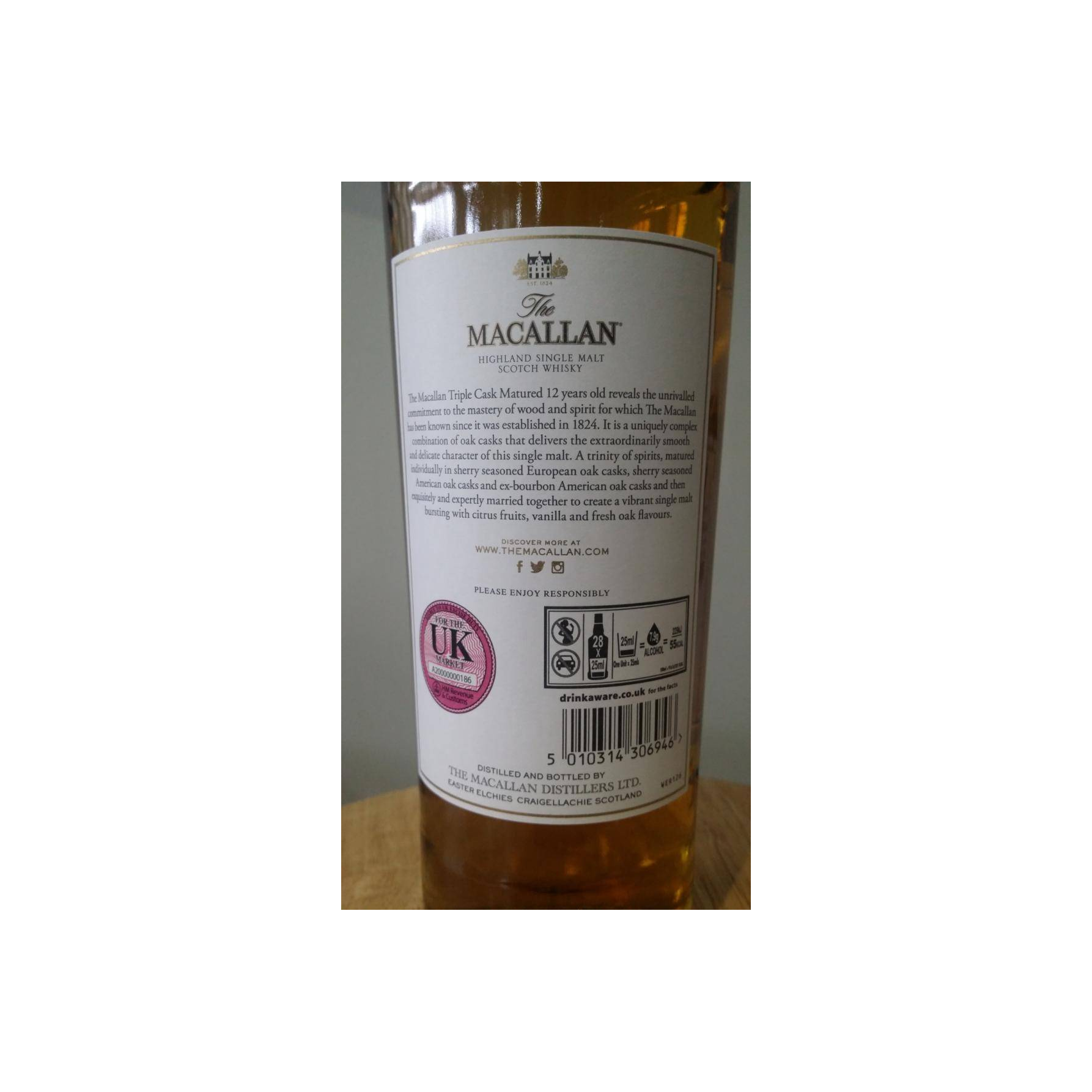 The Macallan 12 Years Single Malt Whisky 2