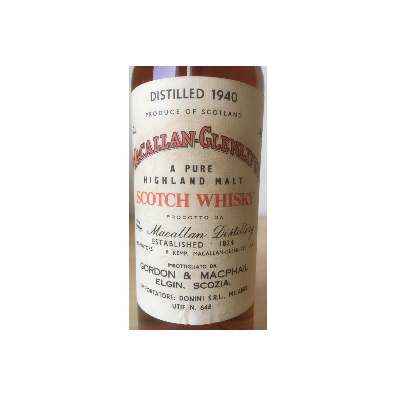 The Macallan 1940 Single Malt Whisky 2