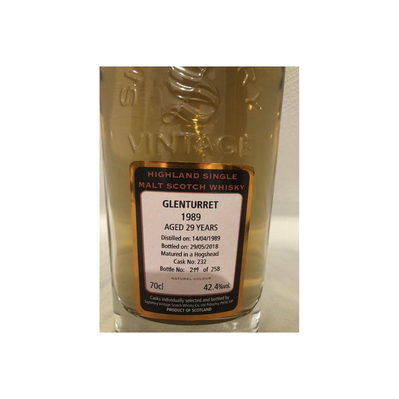 The Glenturret Cask Strength Collection 1989 29 Years Single Malt Whisky 2