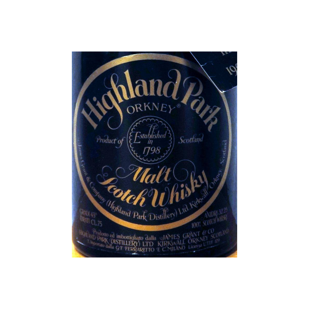 Highland Park 1959 21 Years Single Malt Whisky 3