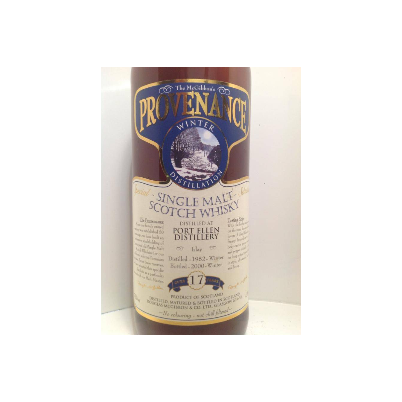 Port Ellen McGibbon's Provenance 1982 17 Years Single Malt Whisky 2