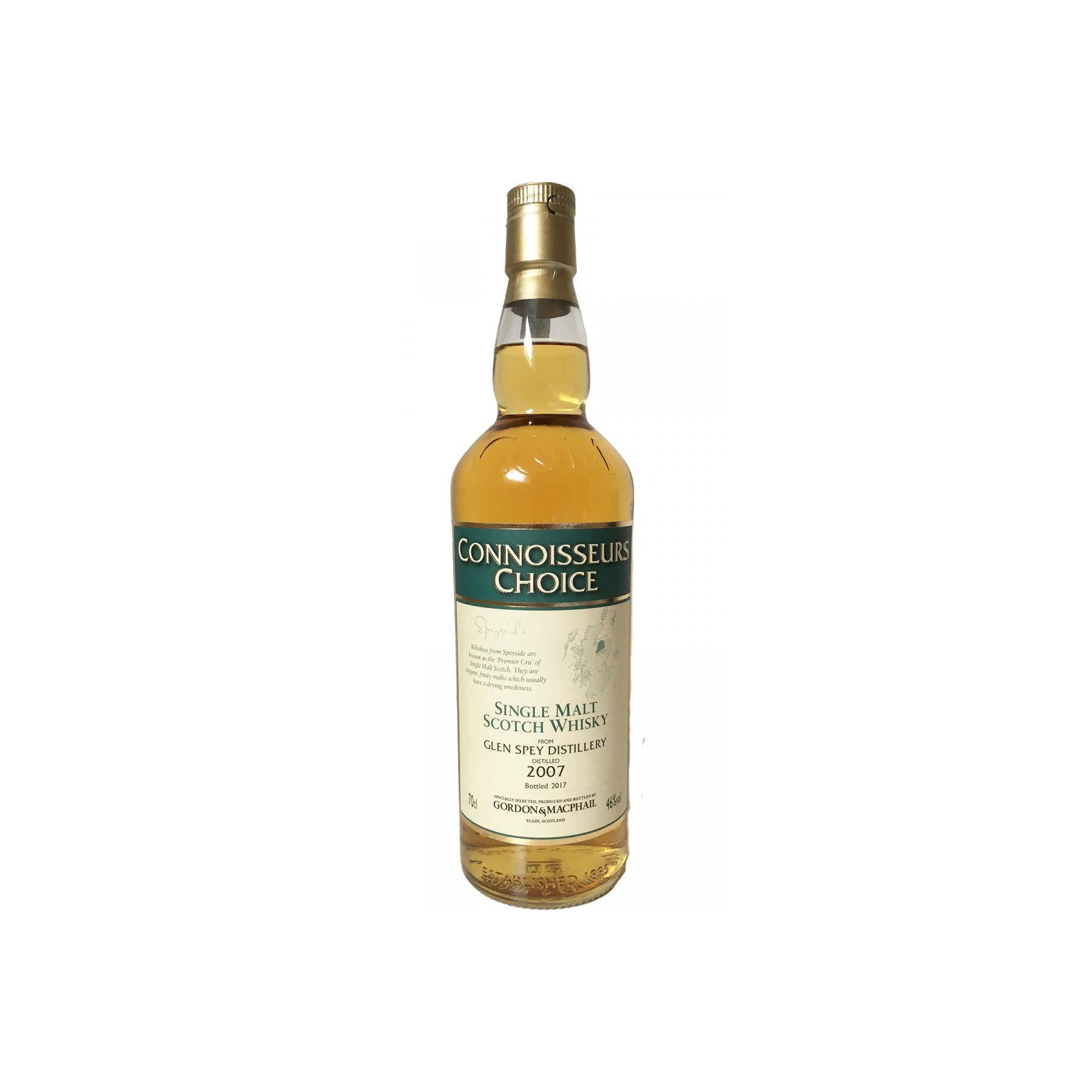 Glen Spey Connoisseurs Choice 2007 10 Years Single Malt Whisky